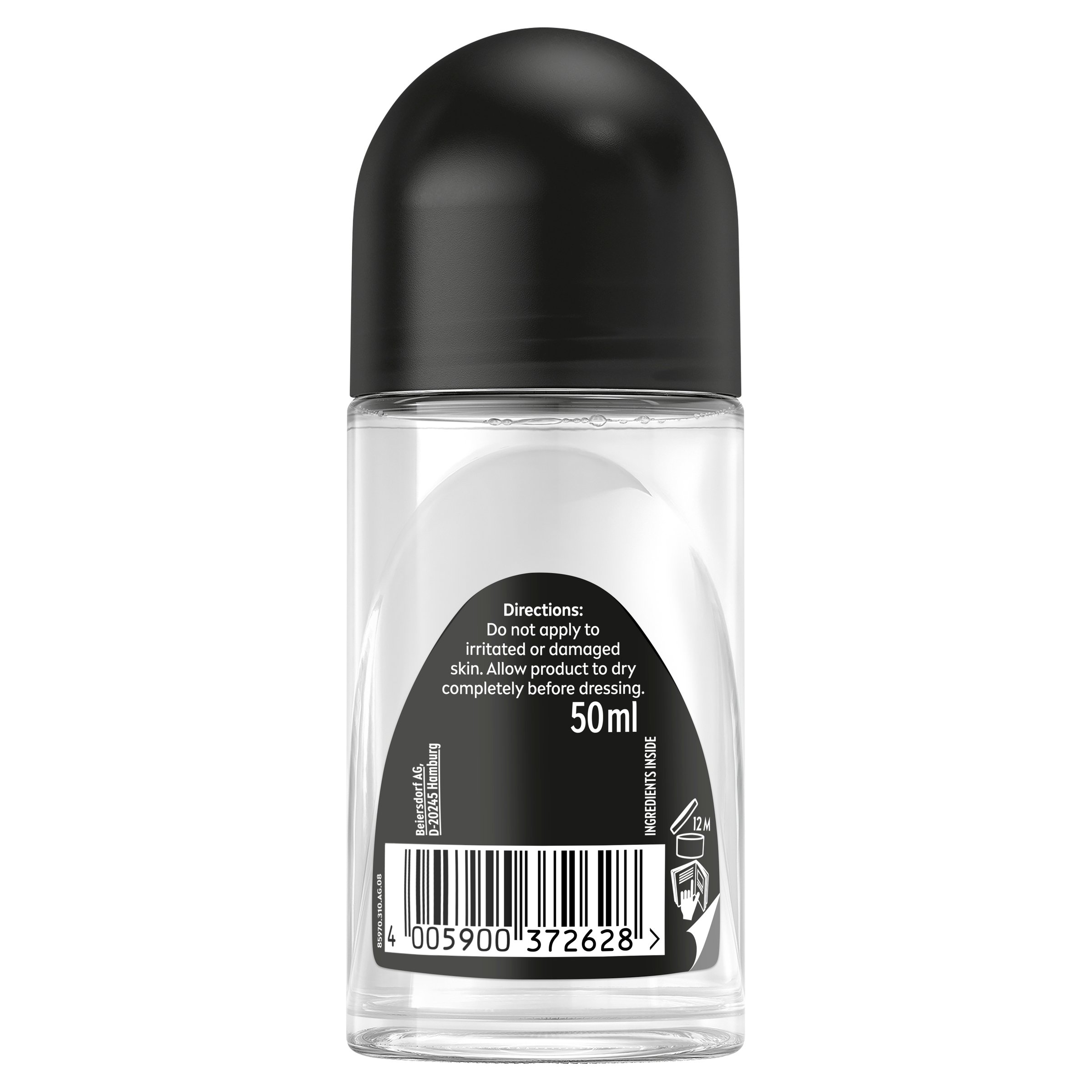 Nivea Men Black & White Fresh Roll On 50ml - Image 2