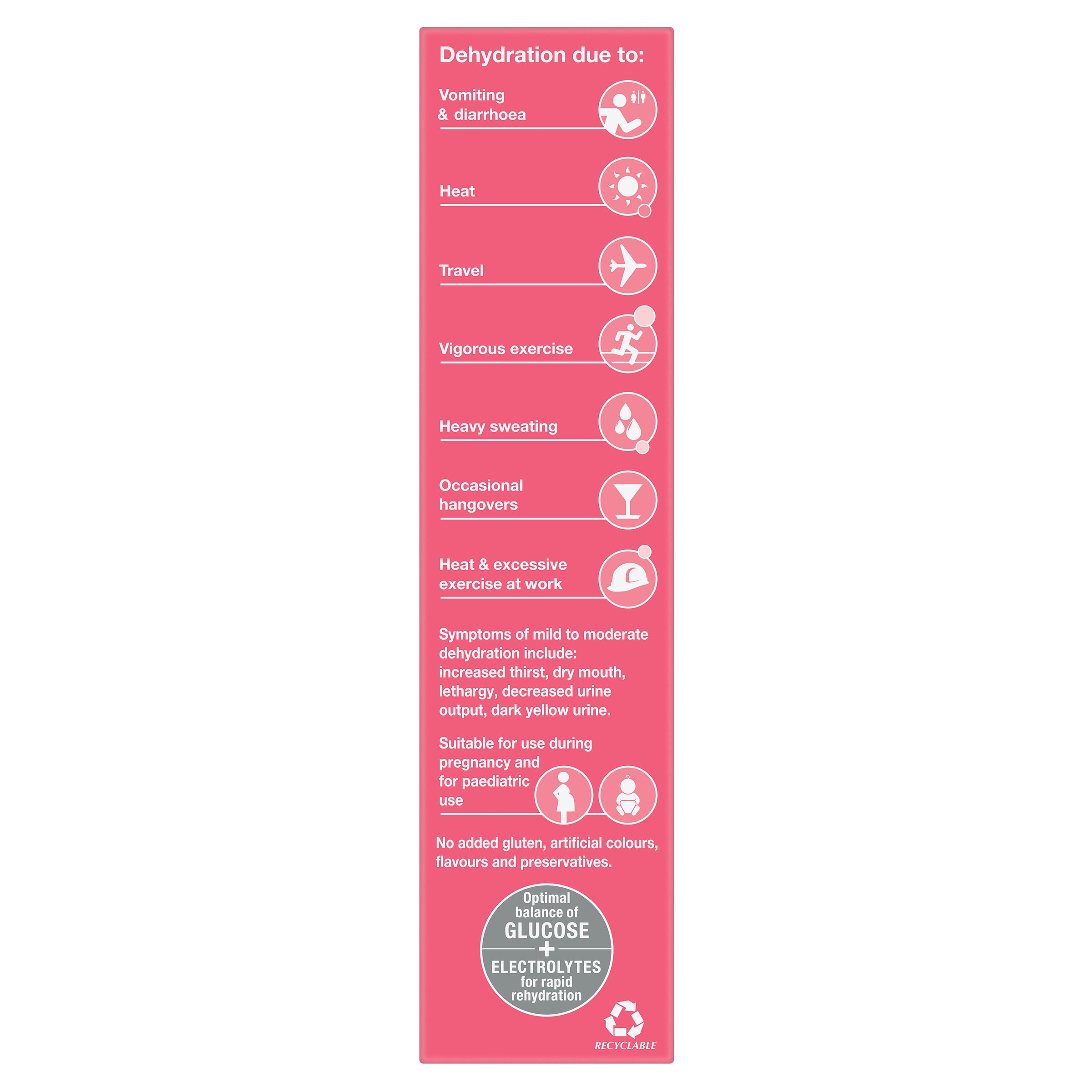 Hydralyte Effervescent Strawberry Kiwi 20 tablets - Image 4