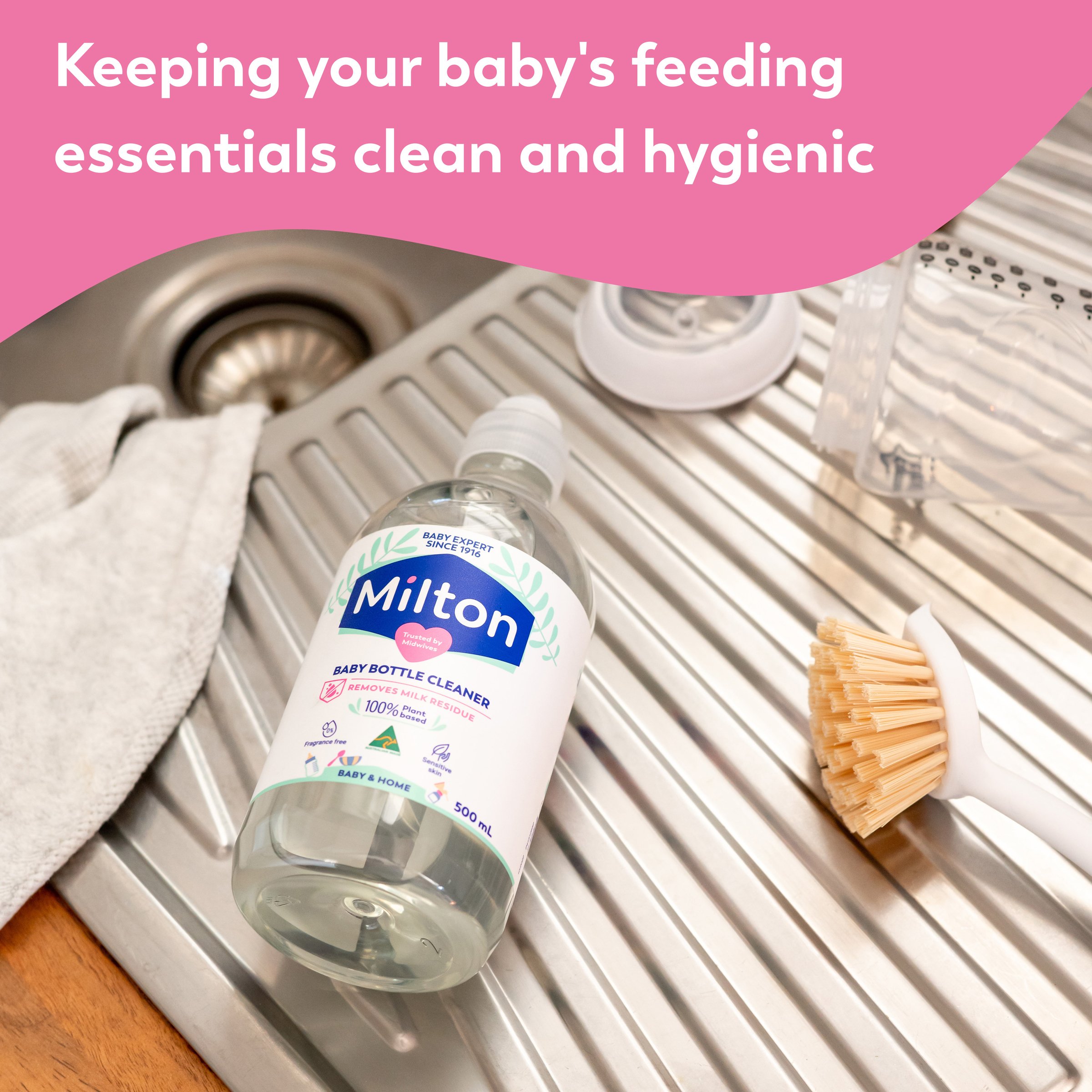 Milton Baby Bottle Cleaner 500ml - Image 7