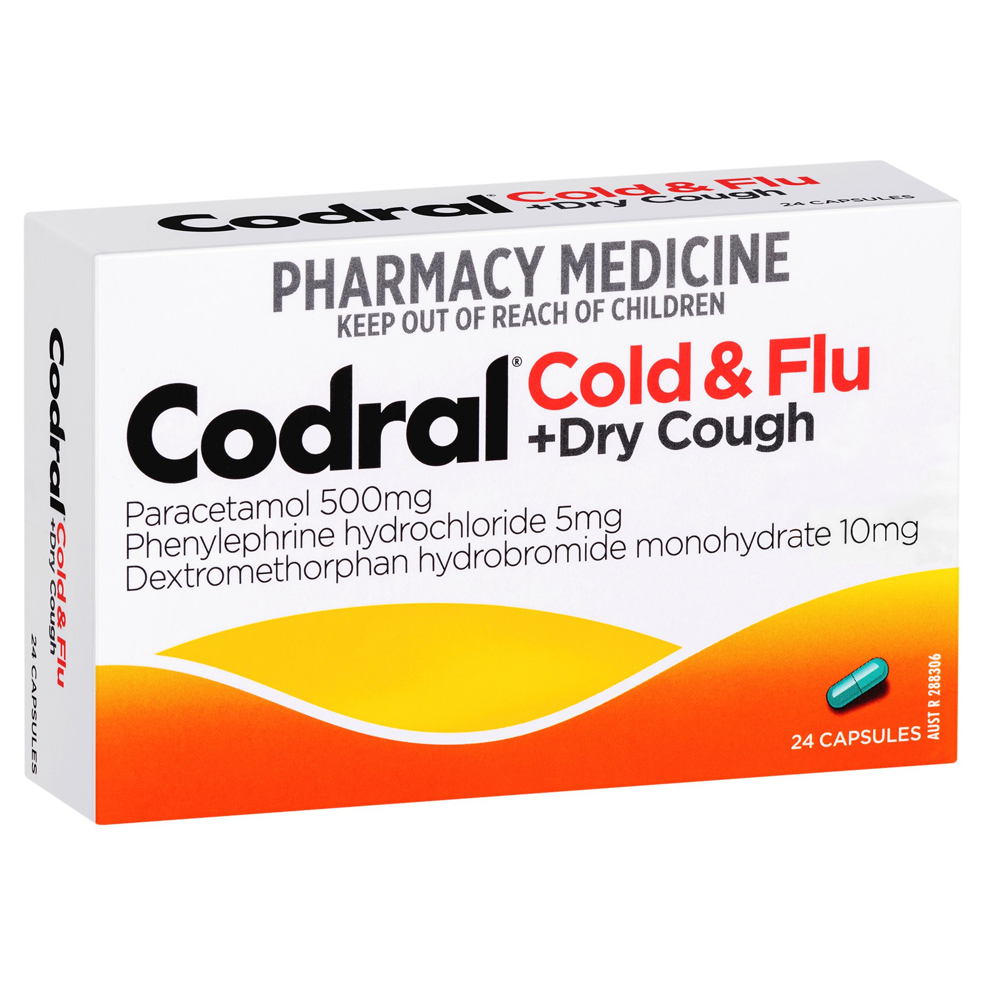 Codral Cold & Flu + Dry Cough 24 Capsules - Image 3