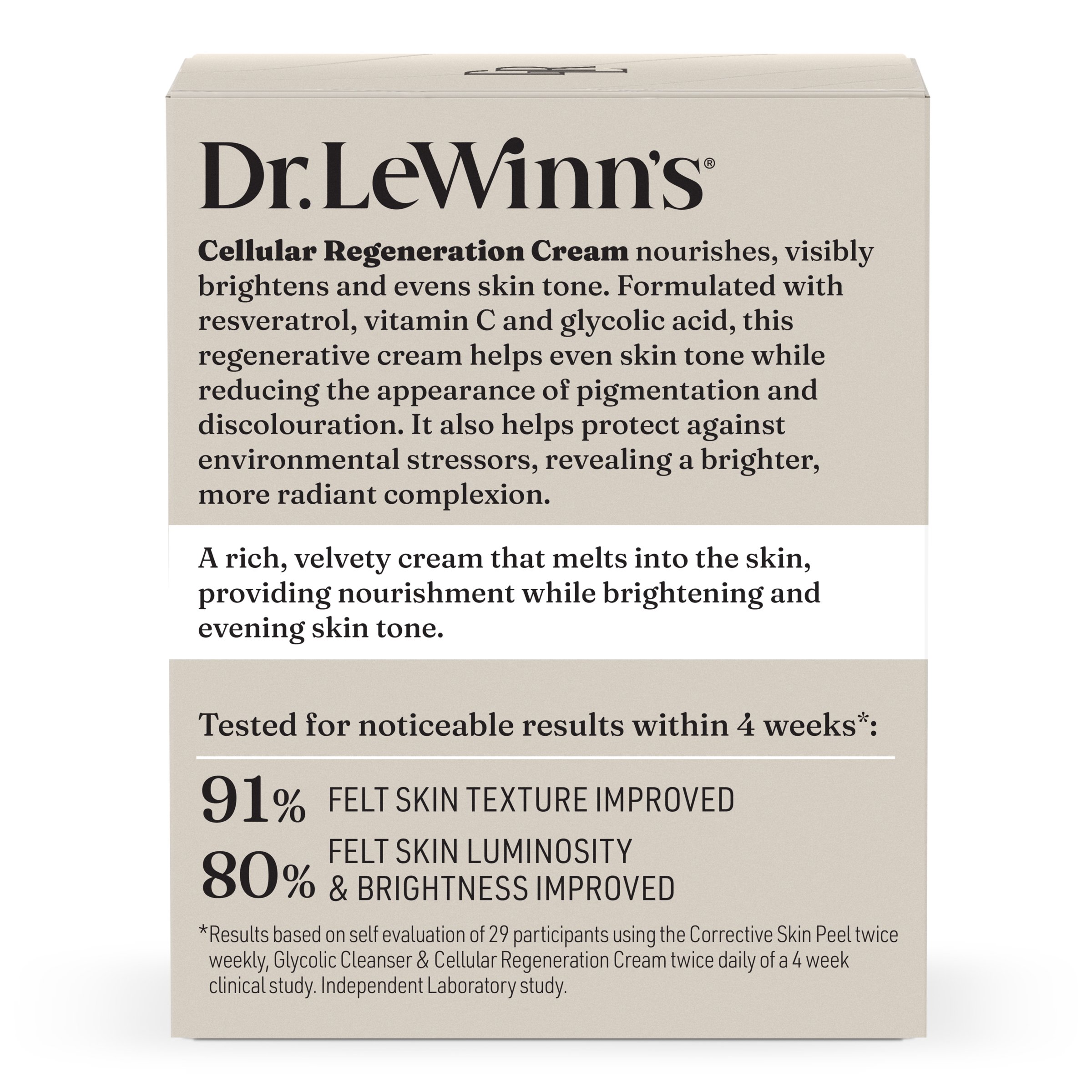 Dr. LeWinn's Brighten and Even Cellular Regeneration Cream 30ml - Image 3