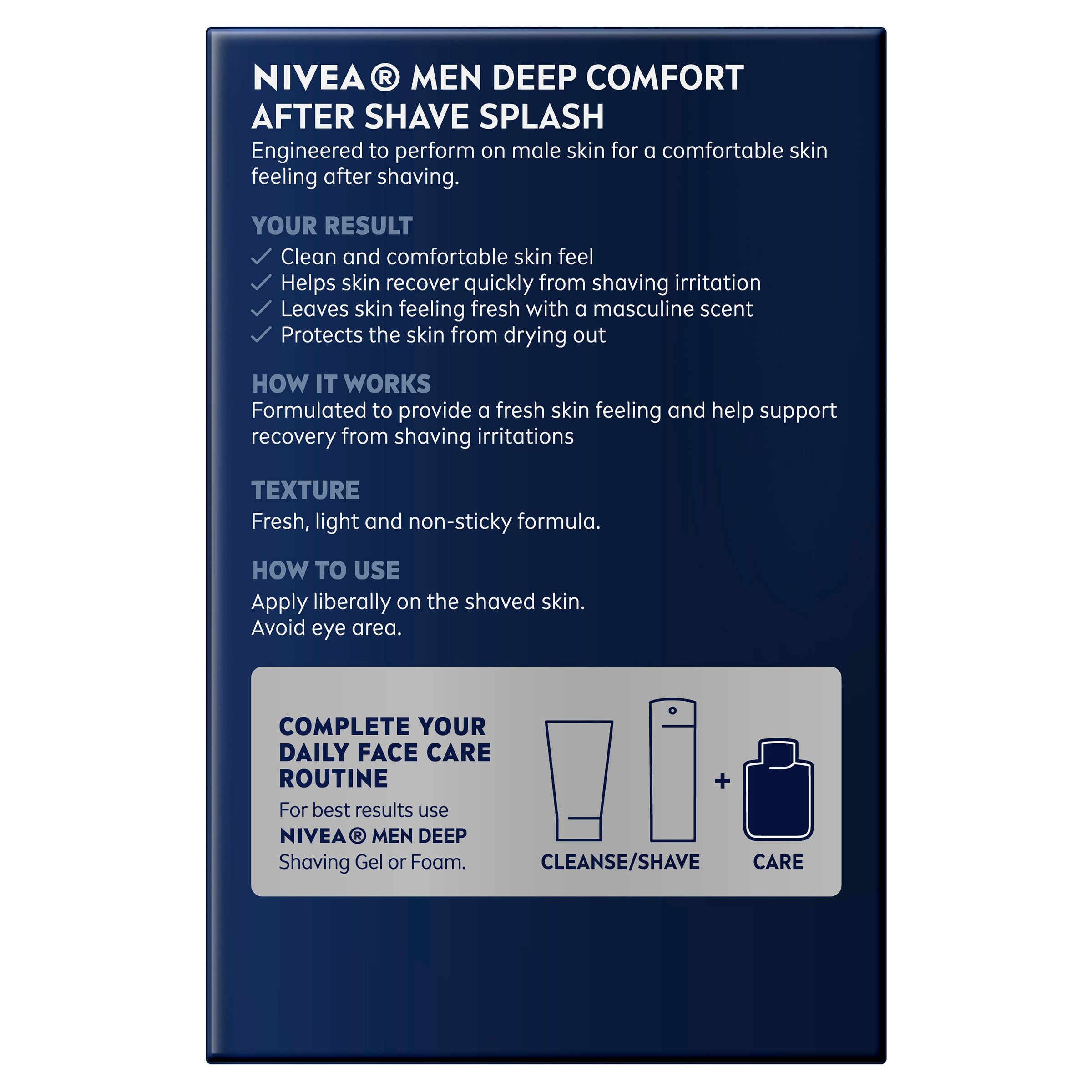 Nivea Men Deep After Shave 100ml - Image 2