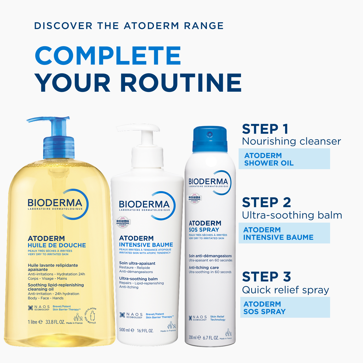 Bioderma Atoderm Intensive Baume 200ml - Image 5