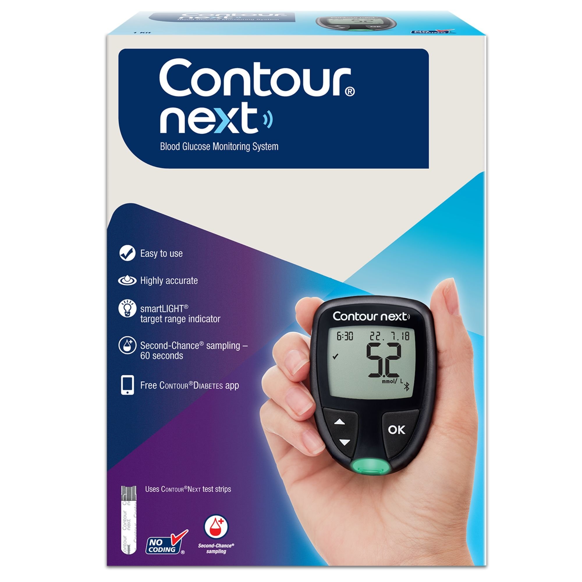 Ascensia Contour Next Blood Glucose Monitor 1 each