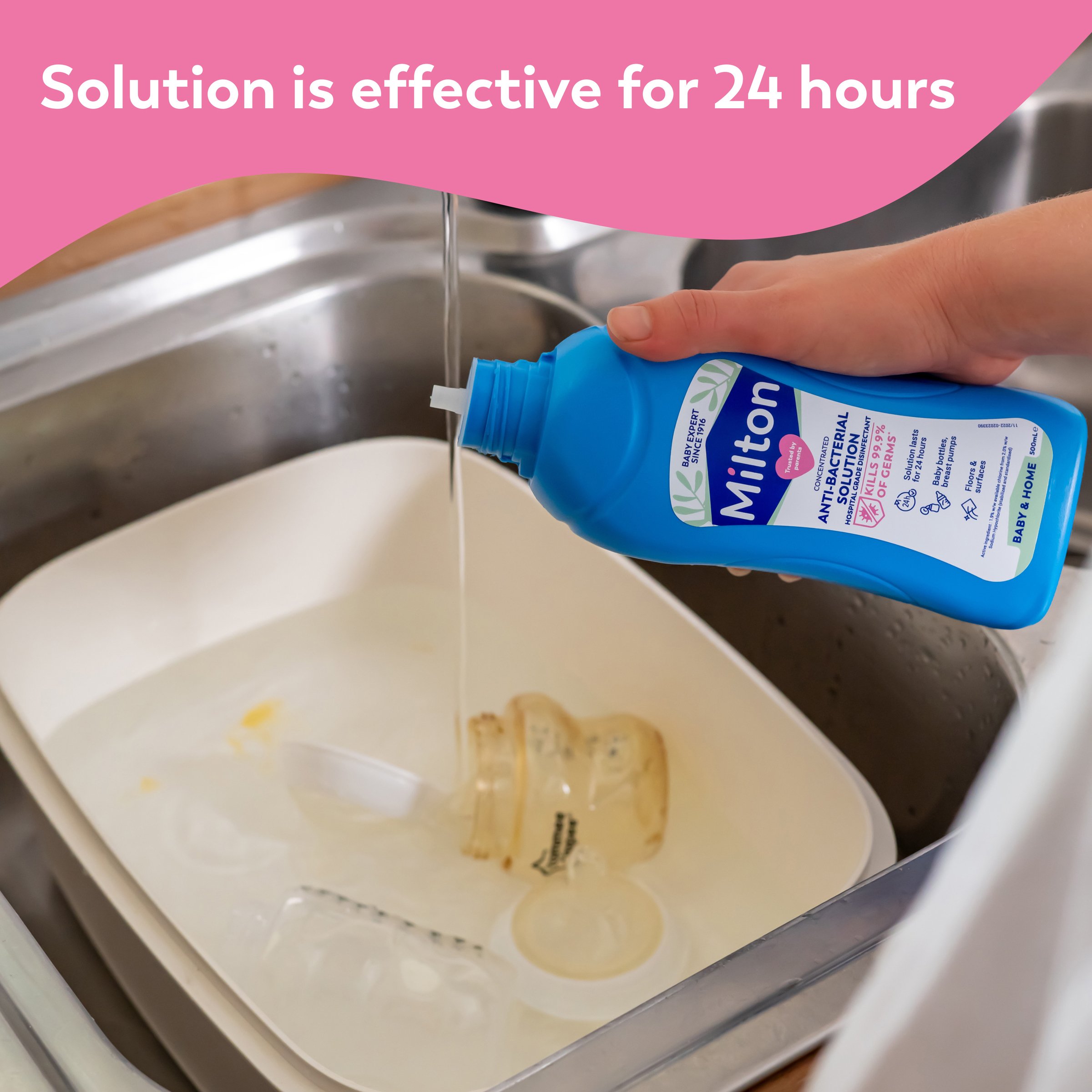 Milton Antibacterial Solution Concentrated 2% - 500ml - Image 5
