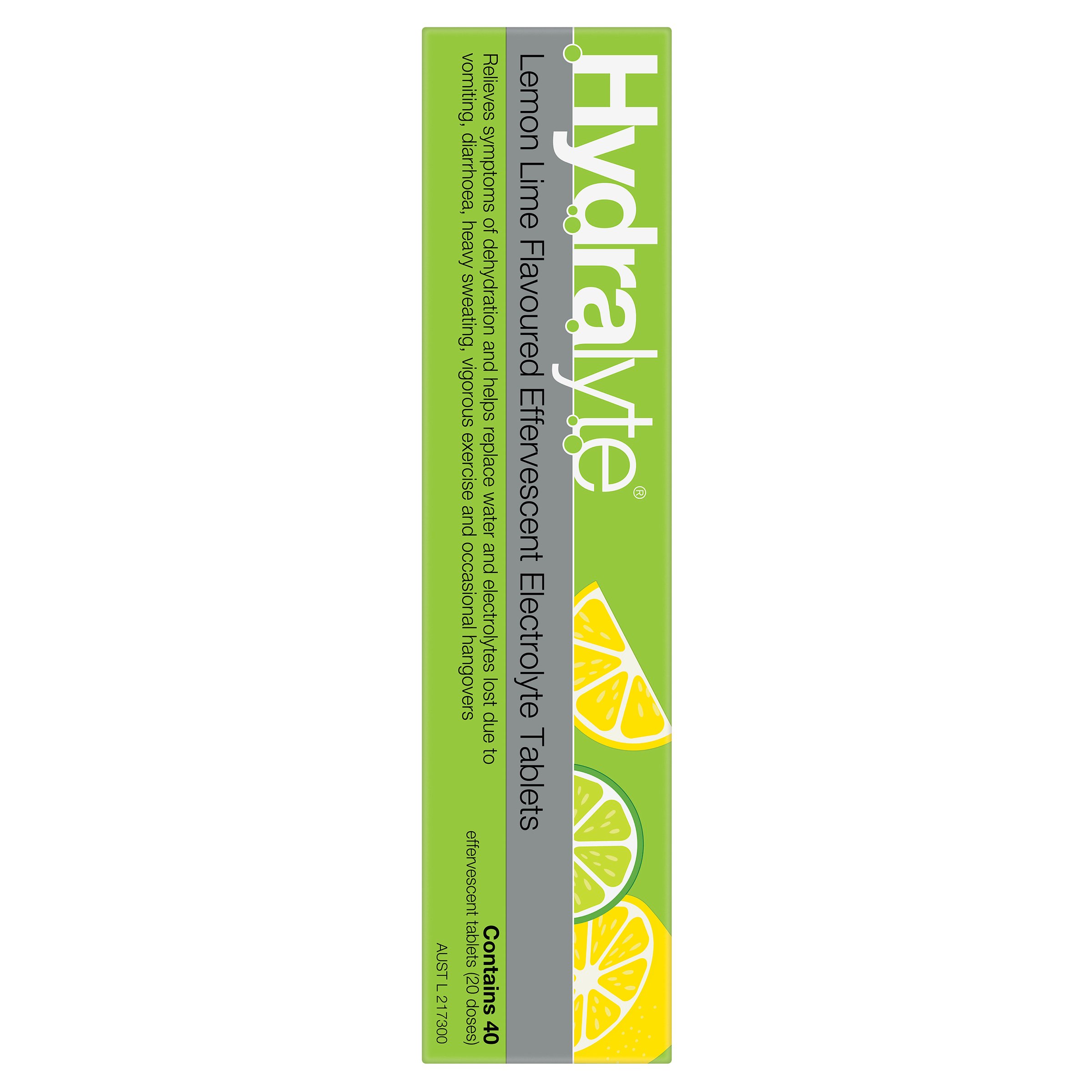 Hydralyte Effervescent Lemon Lime 40 tablets - Image 3