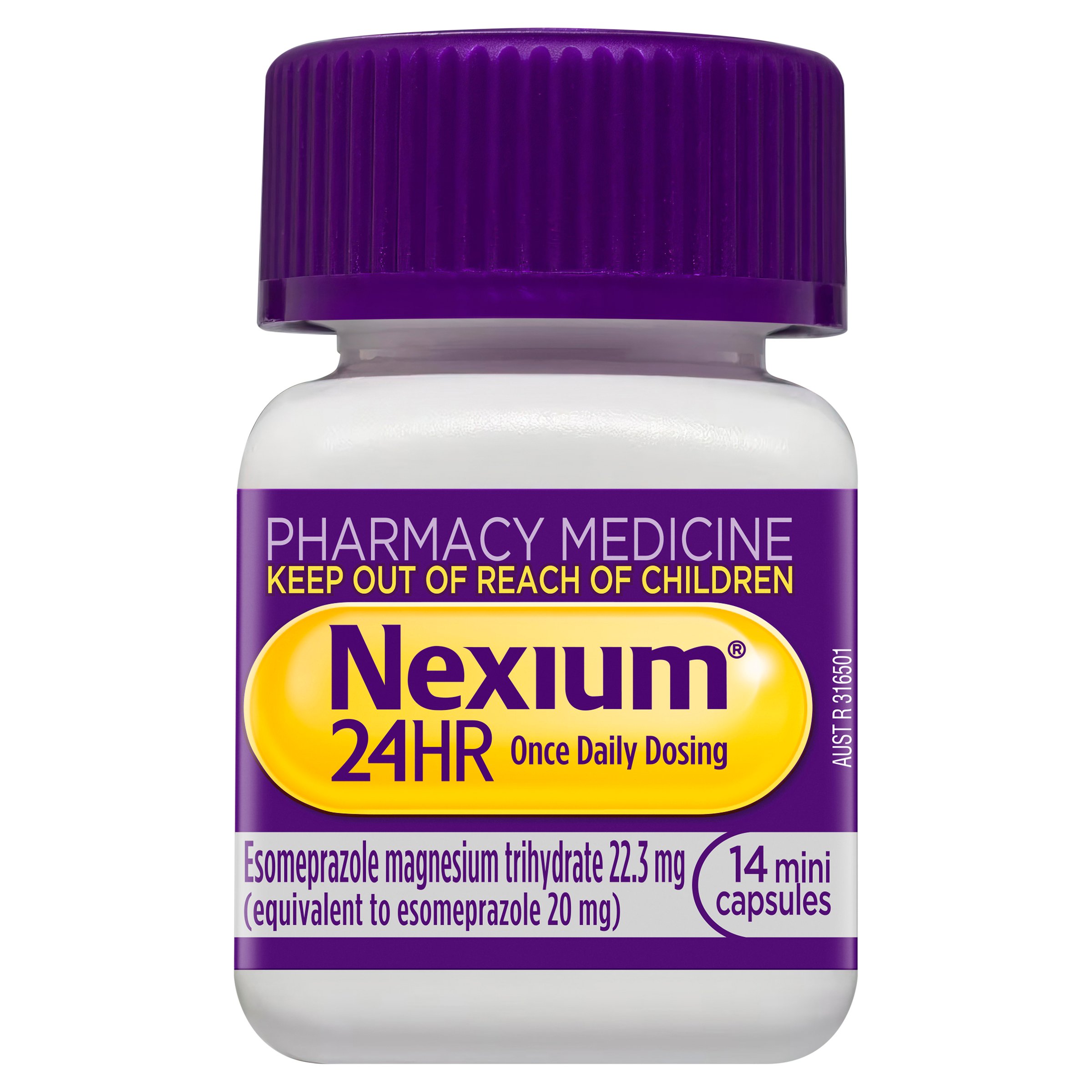 Nexium 24HR 20mg Mini Capsules - 14 capsules - Image 3