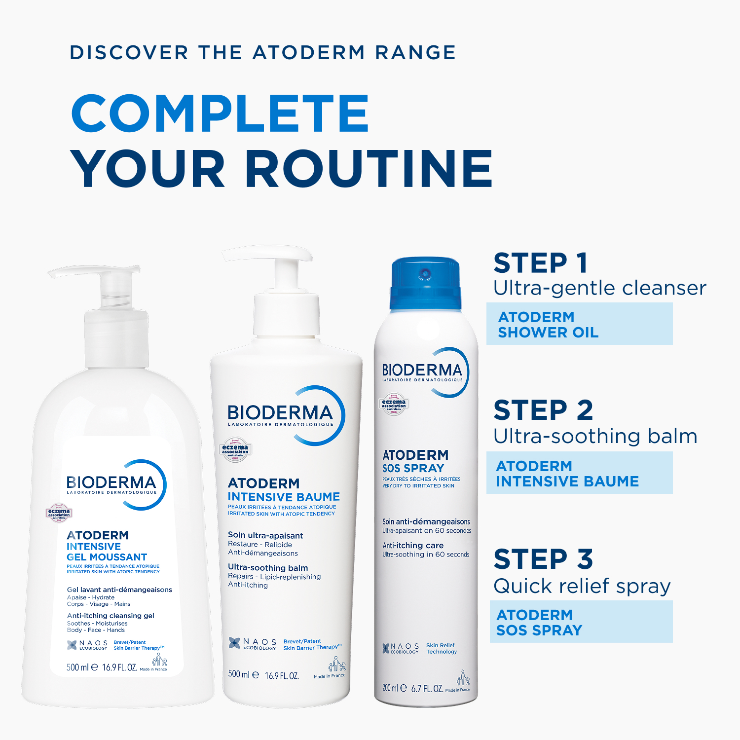 Bioderma Atoderm Intensive Gel Moussant 500ml - Image 5