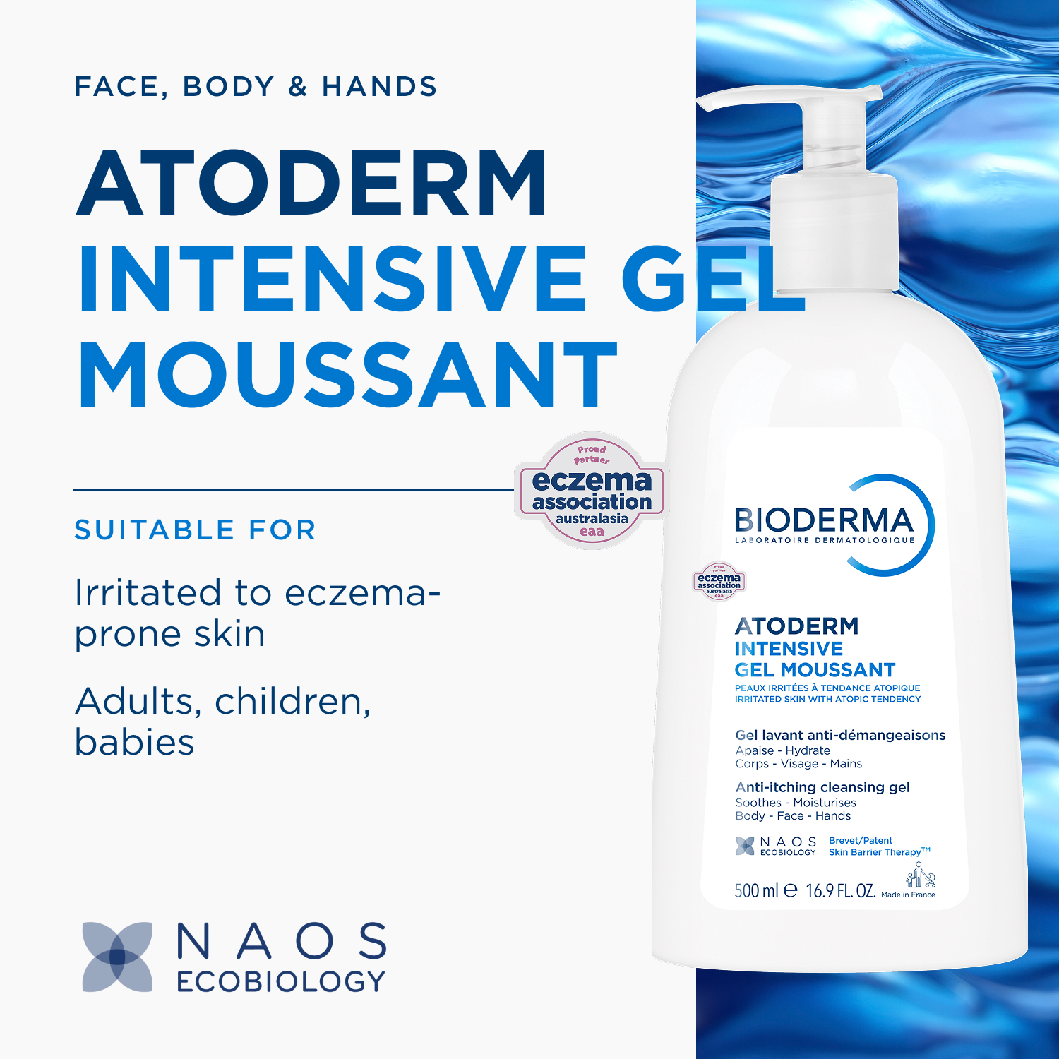 Bioderma Atoderm Intensive Gel Moussant 500ml - Image 7
