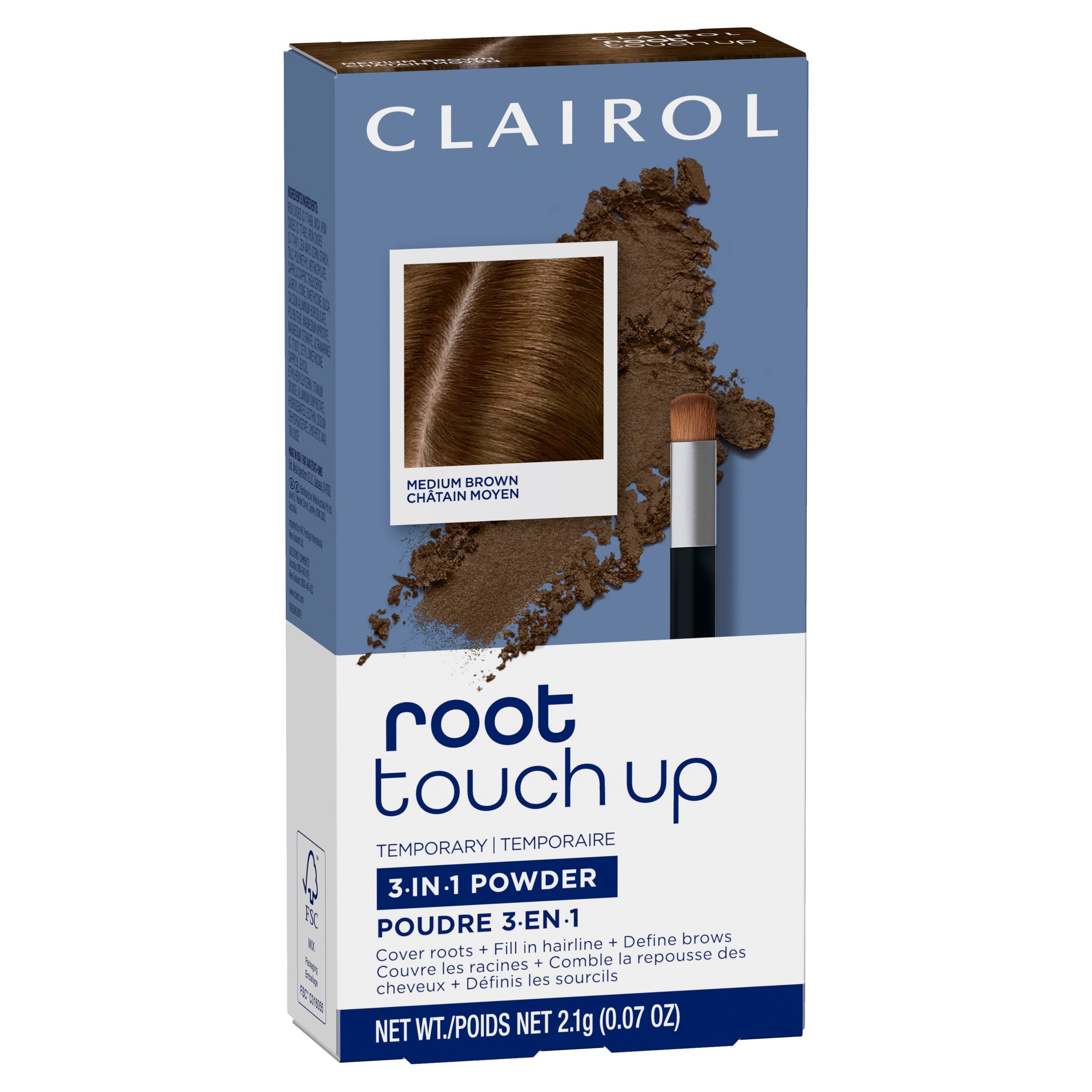 Clairol Root Touch Up Powder Medium Brown 1 pack - Image 5
