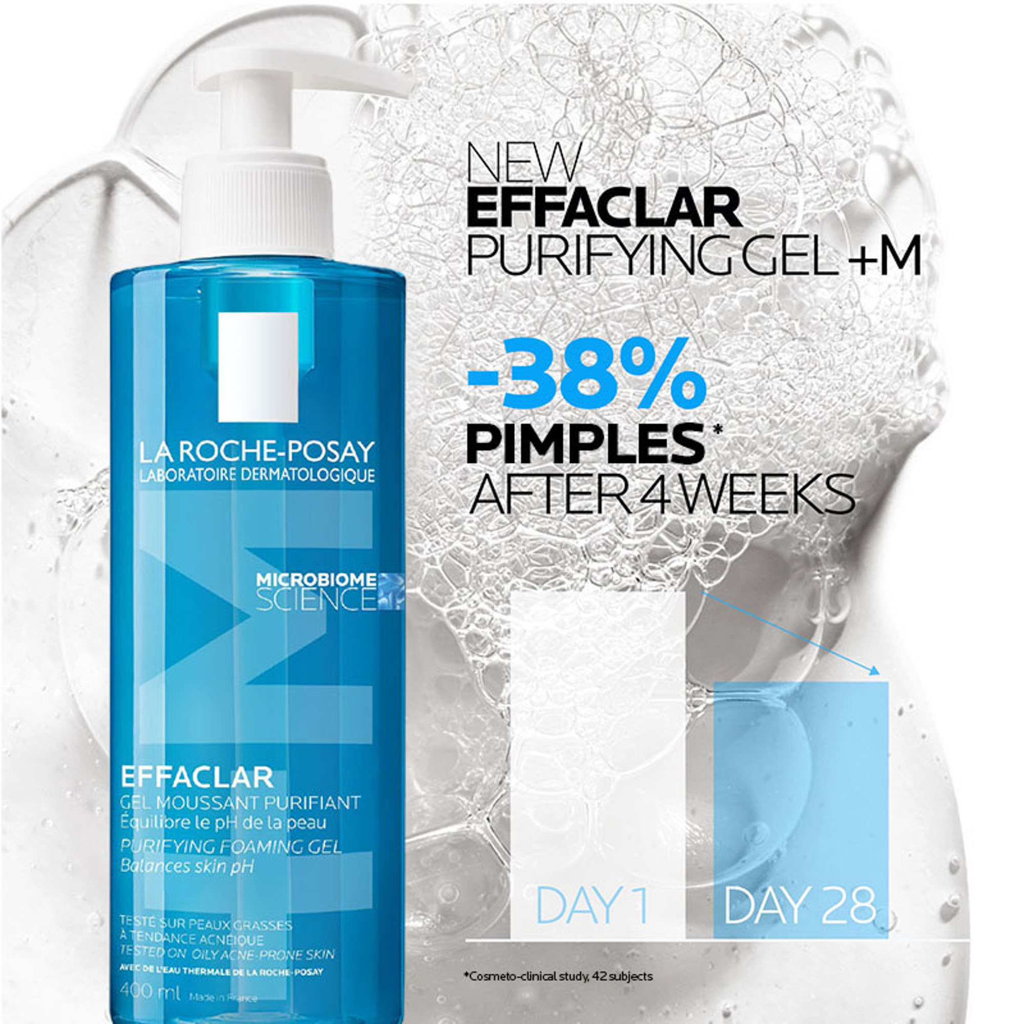 La Roche-Posay Effaclar Foaming Gel M 400ml - Image 5