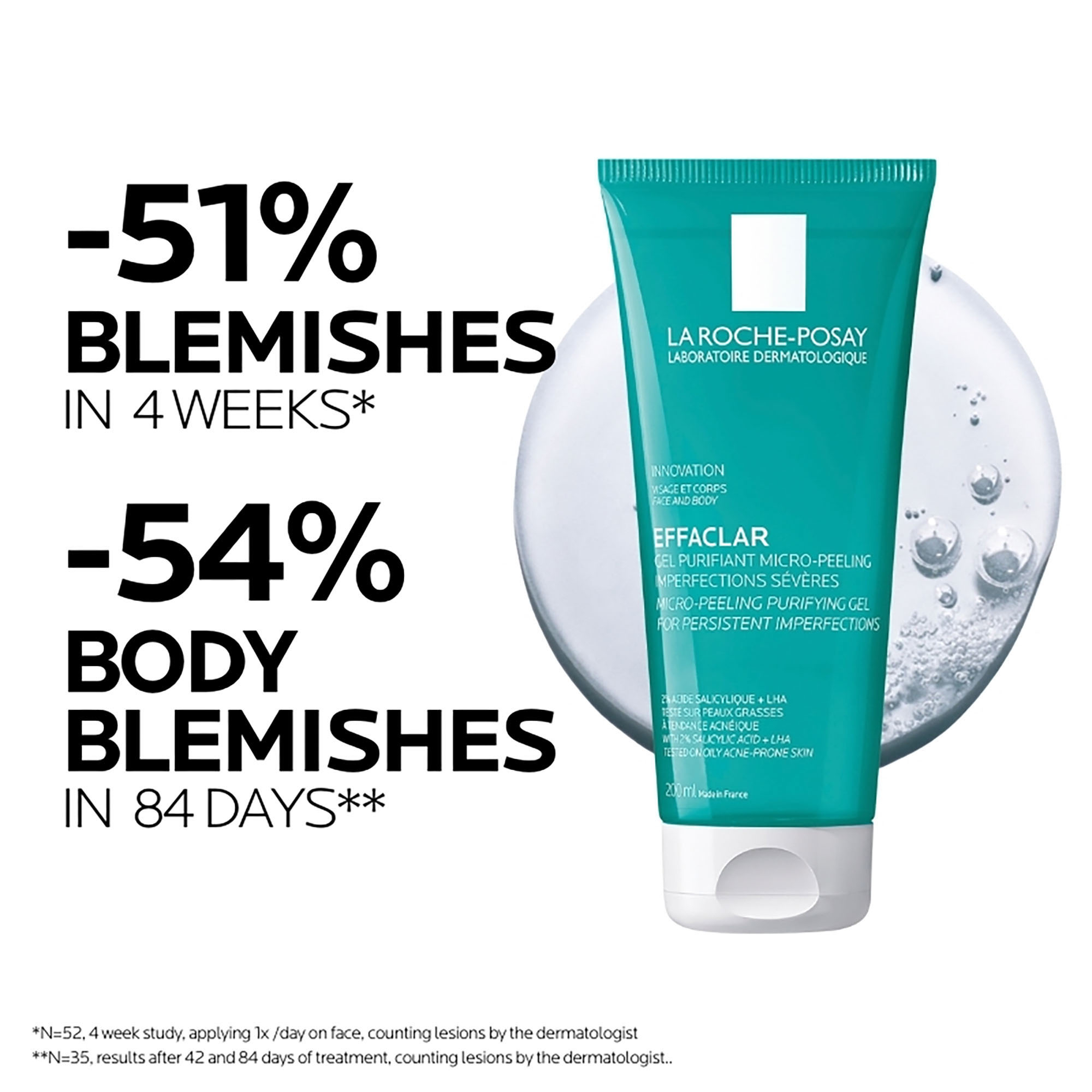 La Roche-Posay Effaclar Micro Peeling Gel Cleanser 200ml - Image 5