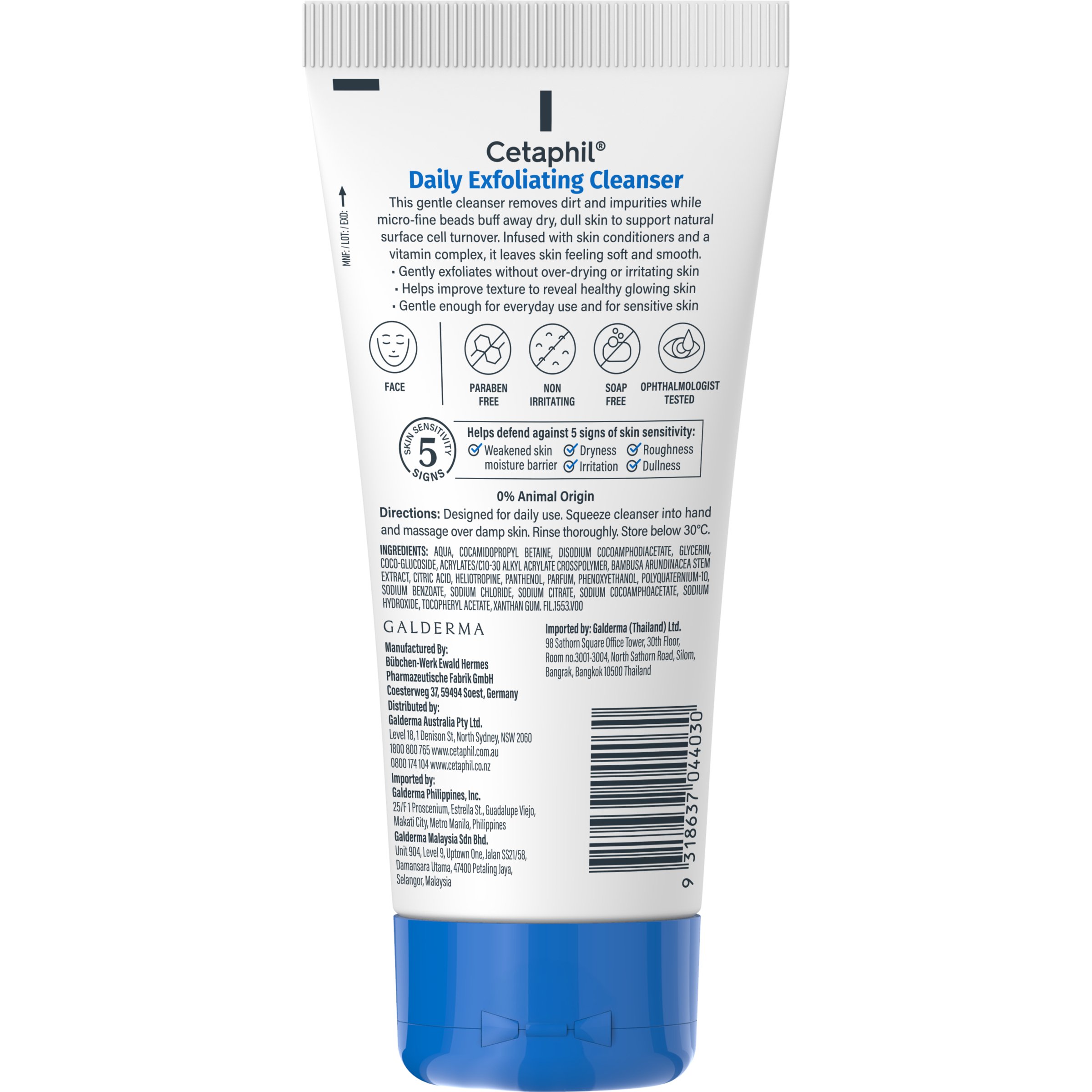 Cetaphil Face Daily Exfoliating Cleanser 178ml - Image 2