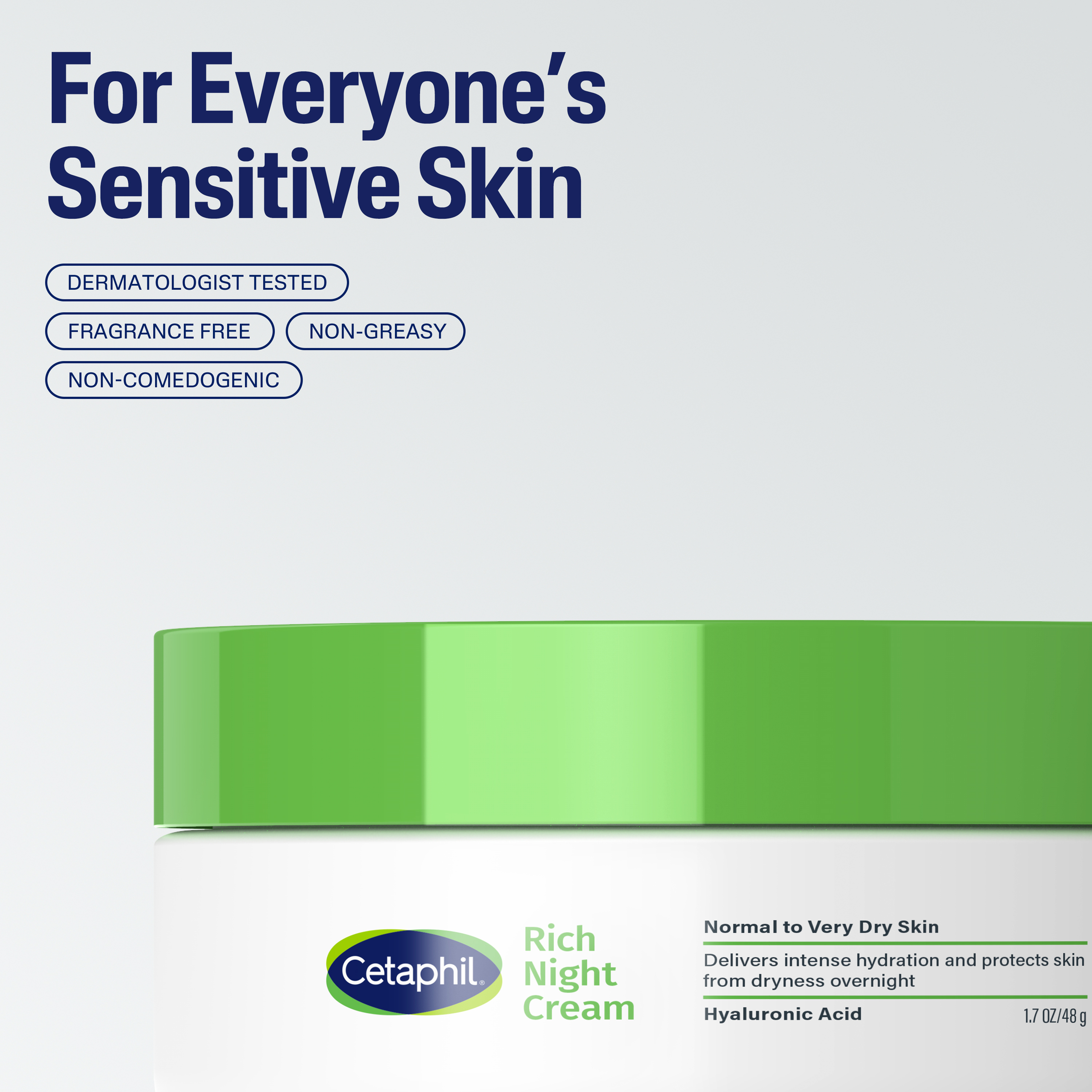 Cetaphil Face Rich Hydrating Night Cream 48g - Image 10
