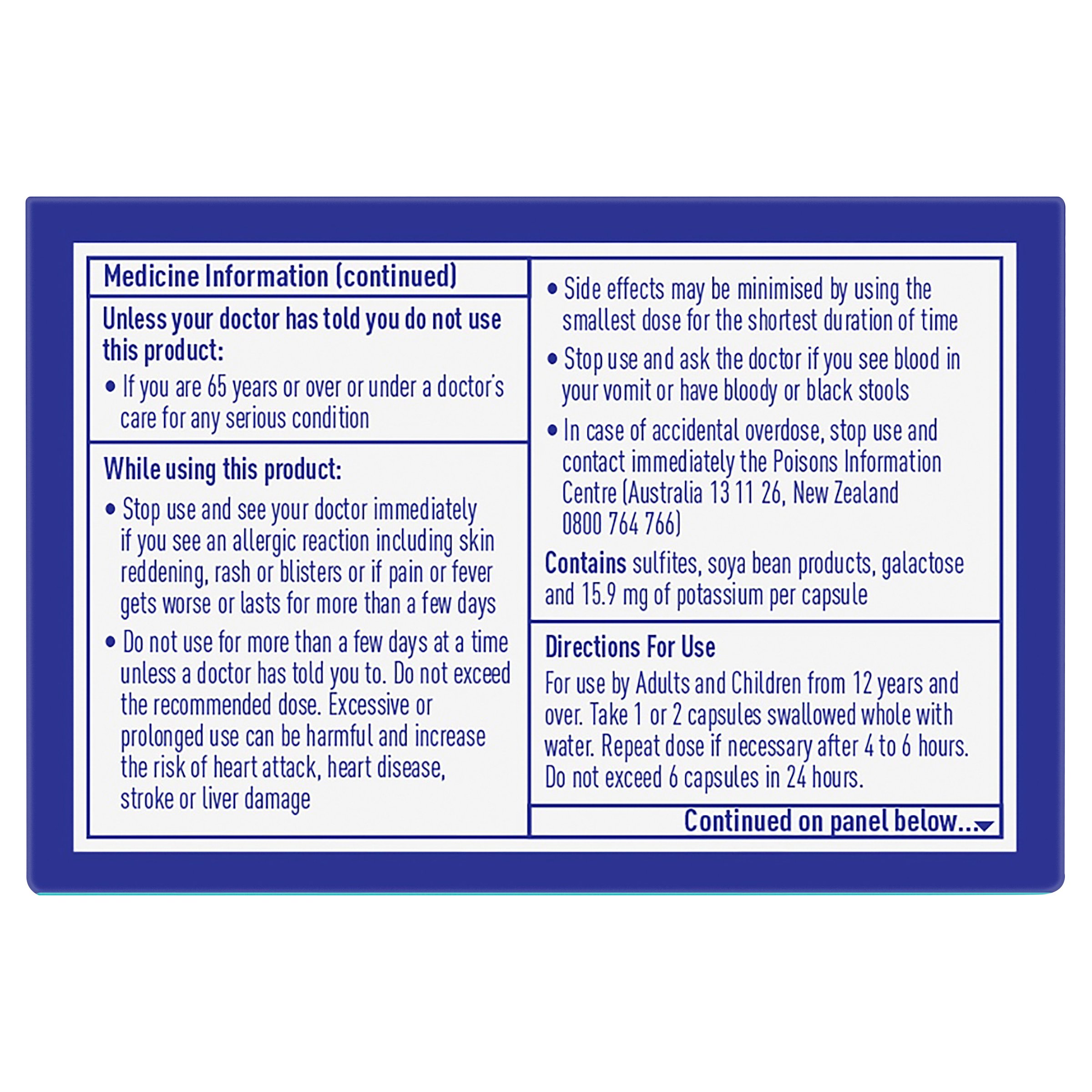 Advil Ibuprofen 200mg Minis 20 liquid capsules - Image 2