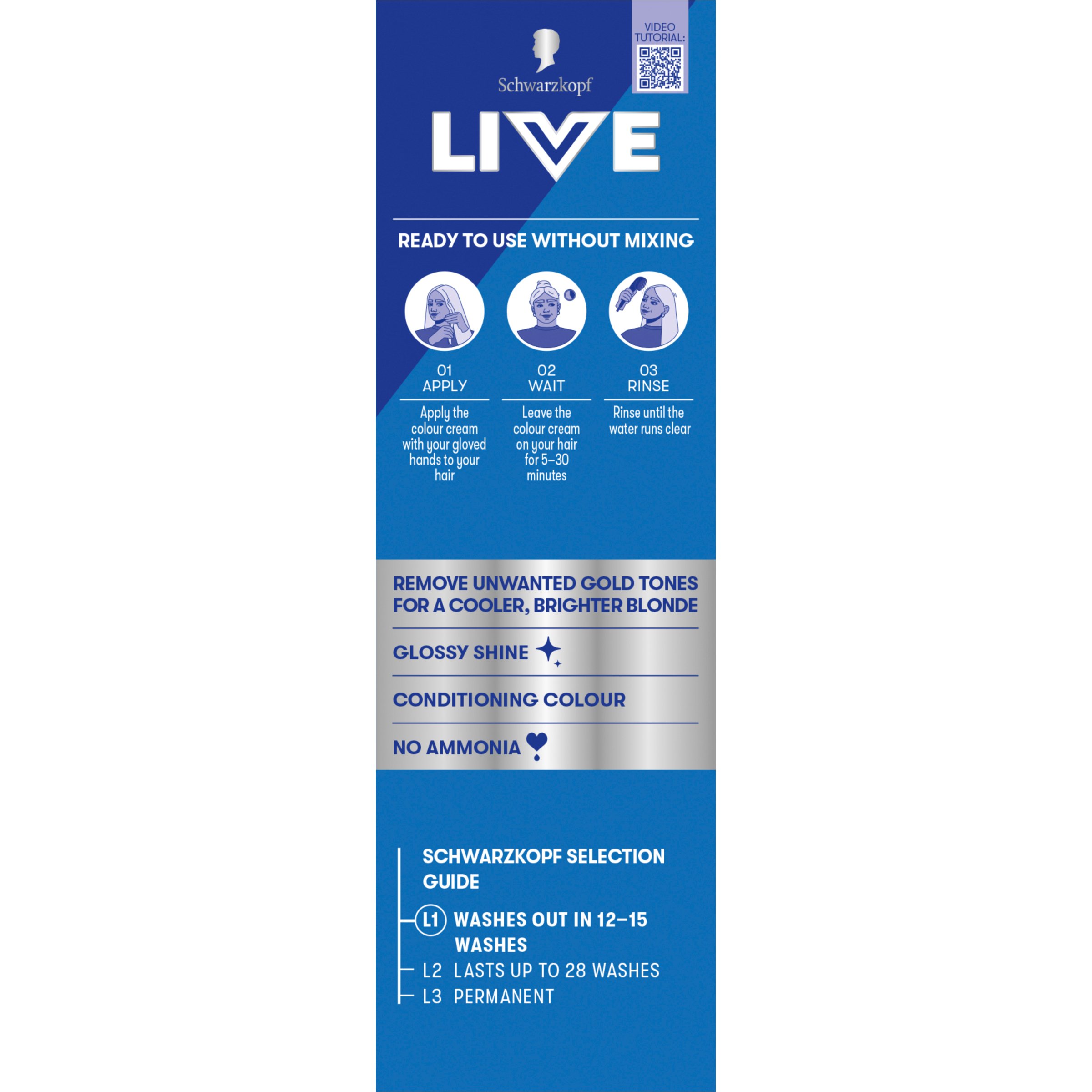 Schwarzkopf Live Colour Silver Toner 75ml - Image 2