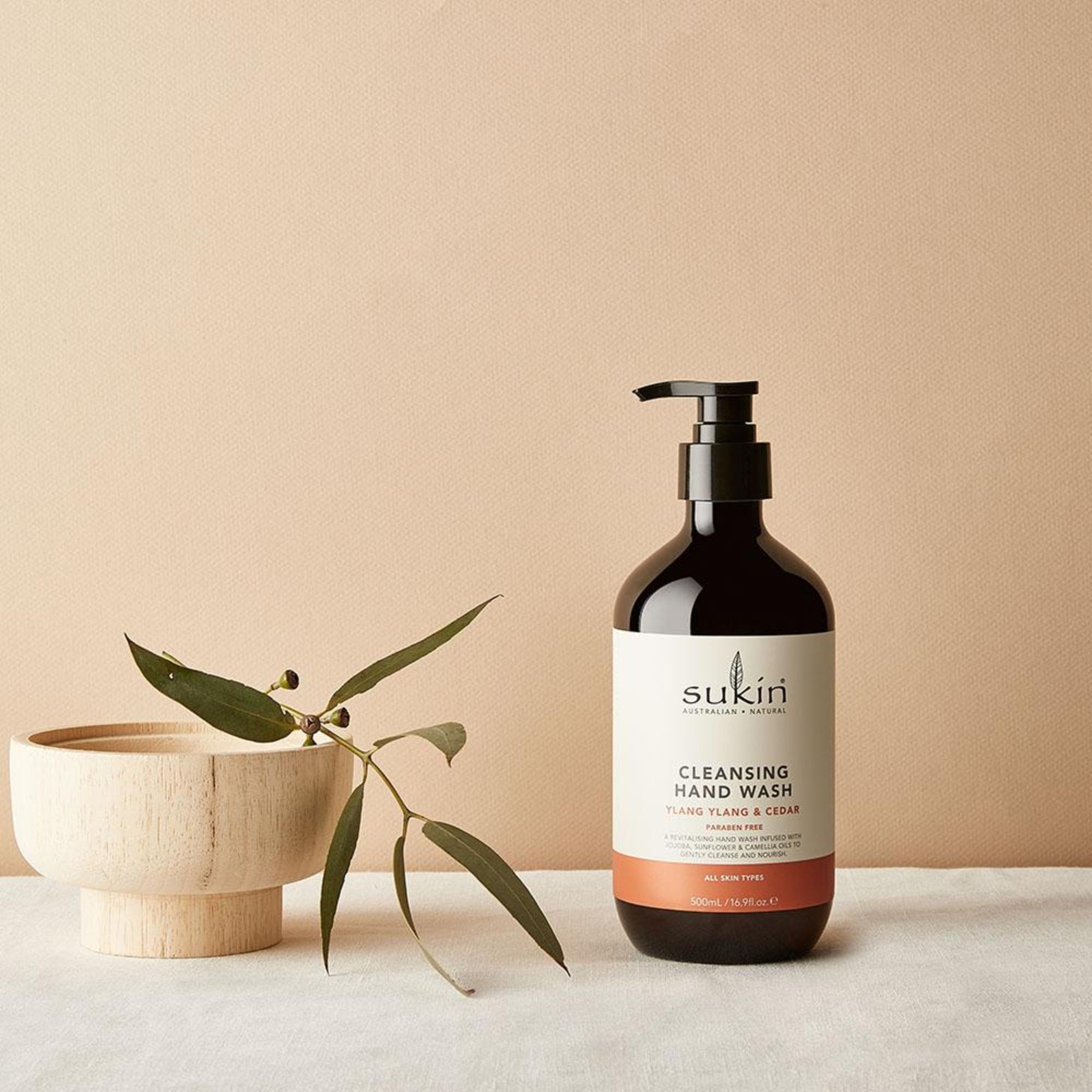 Sukin Hand Wash Ylang Ylang & Cedar Pump 500ml - Image 6