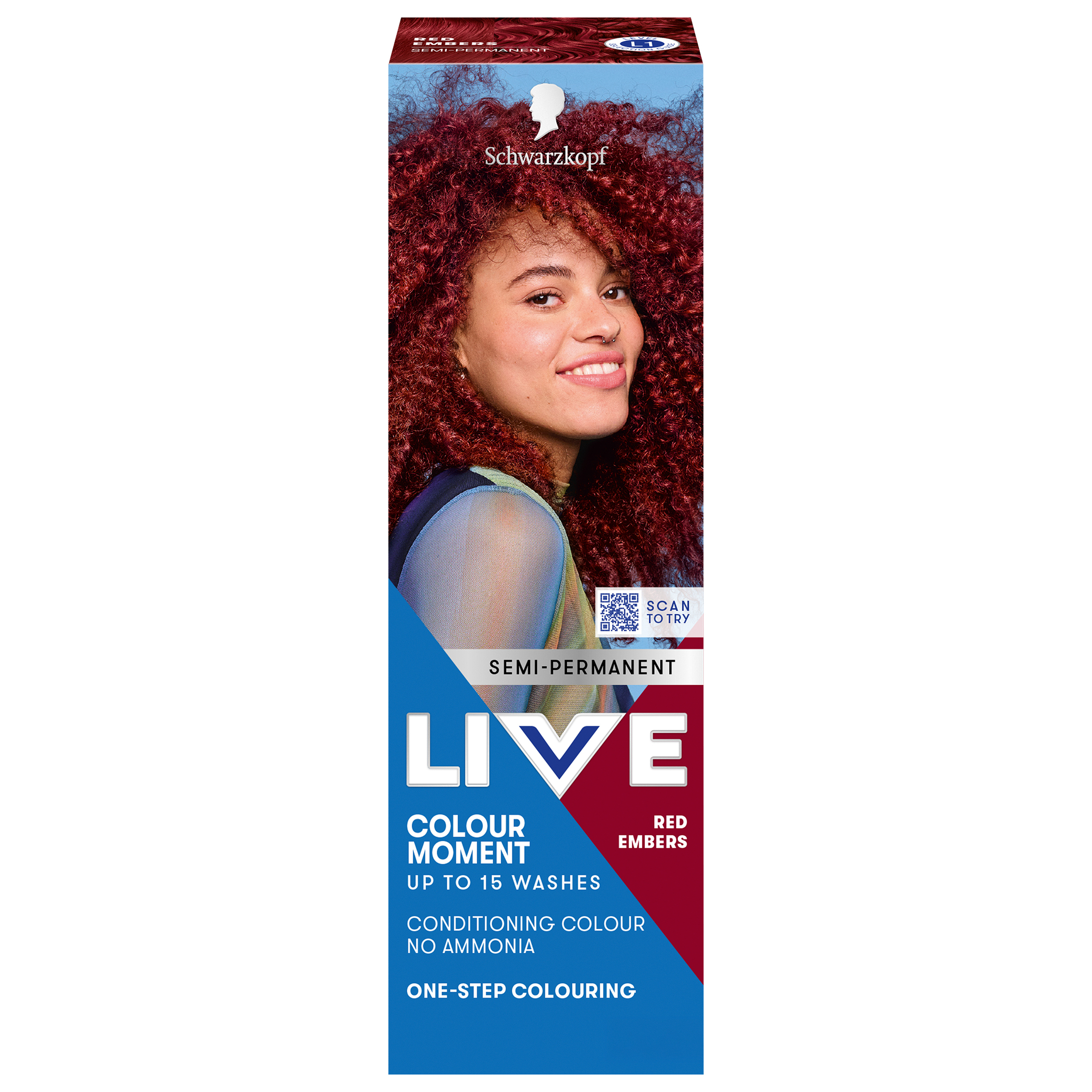 Schwarzkopf Live Colour Red Embers 75ml - Image 1