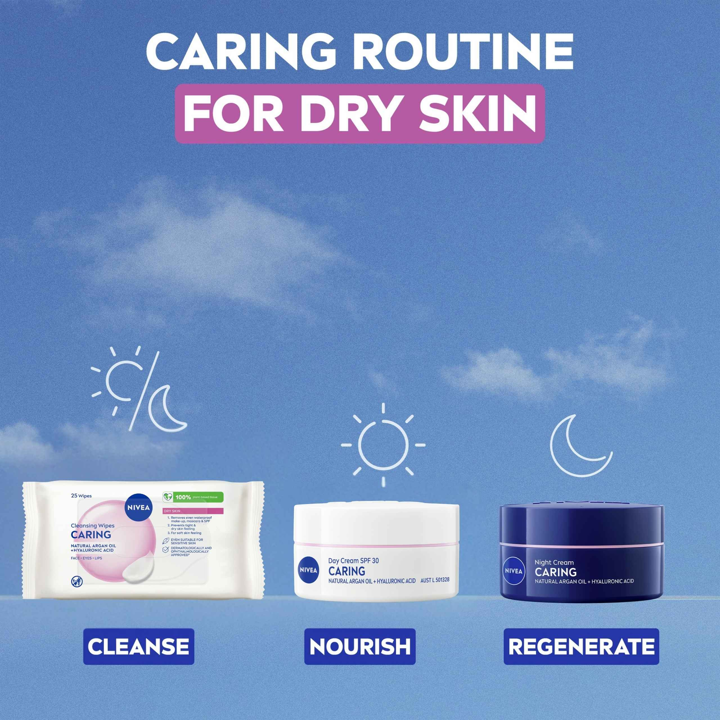 Nivea 3-In-1 Gentle Cleansing Wipes 25 pack - Image 5