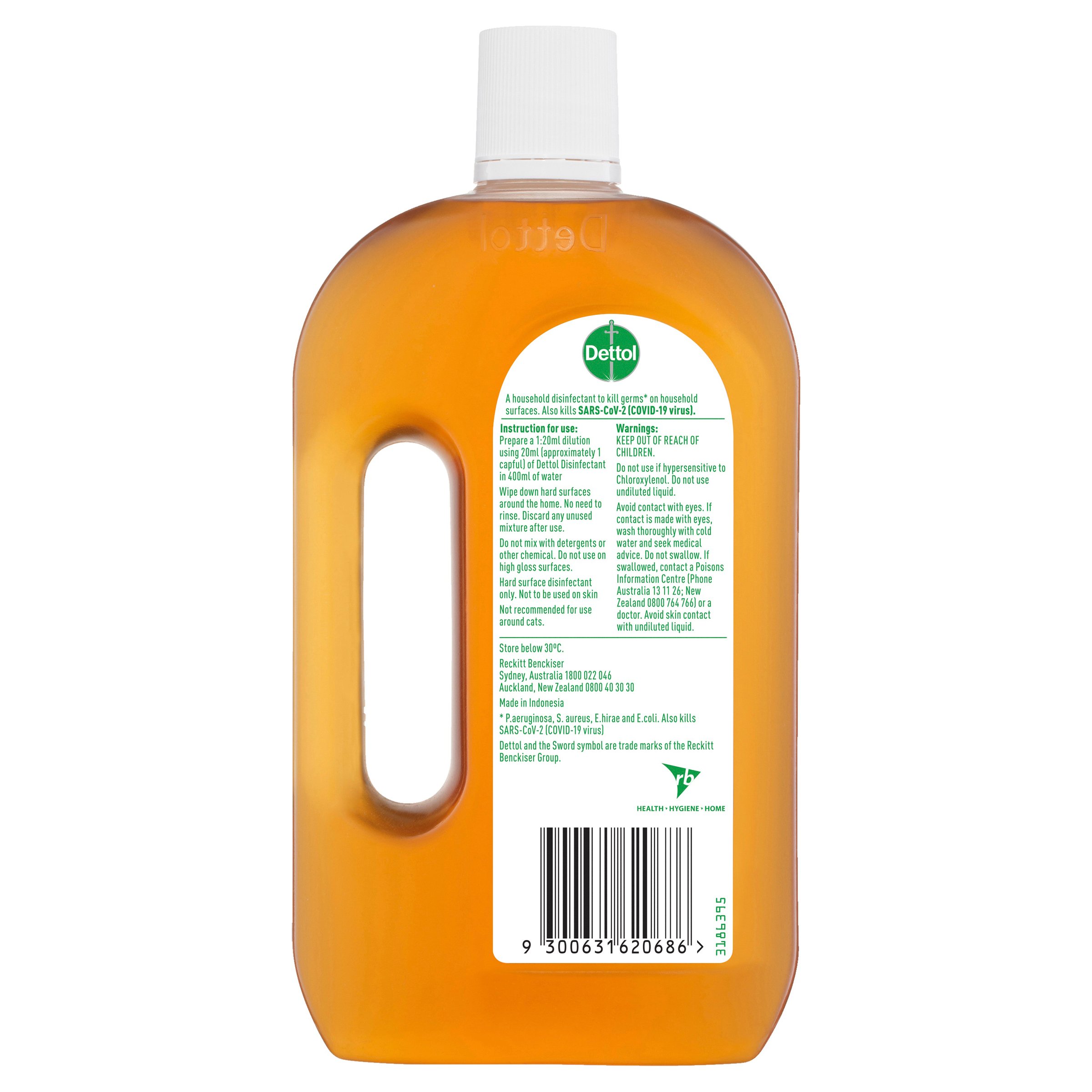 Dettol Antibacterial Disinfectant Liquid 750ml - Image 2