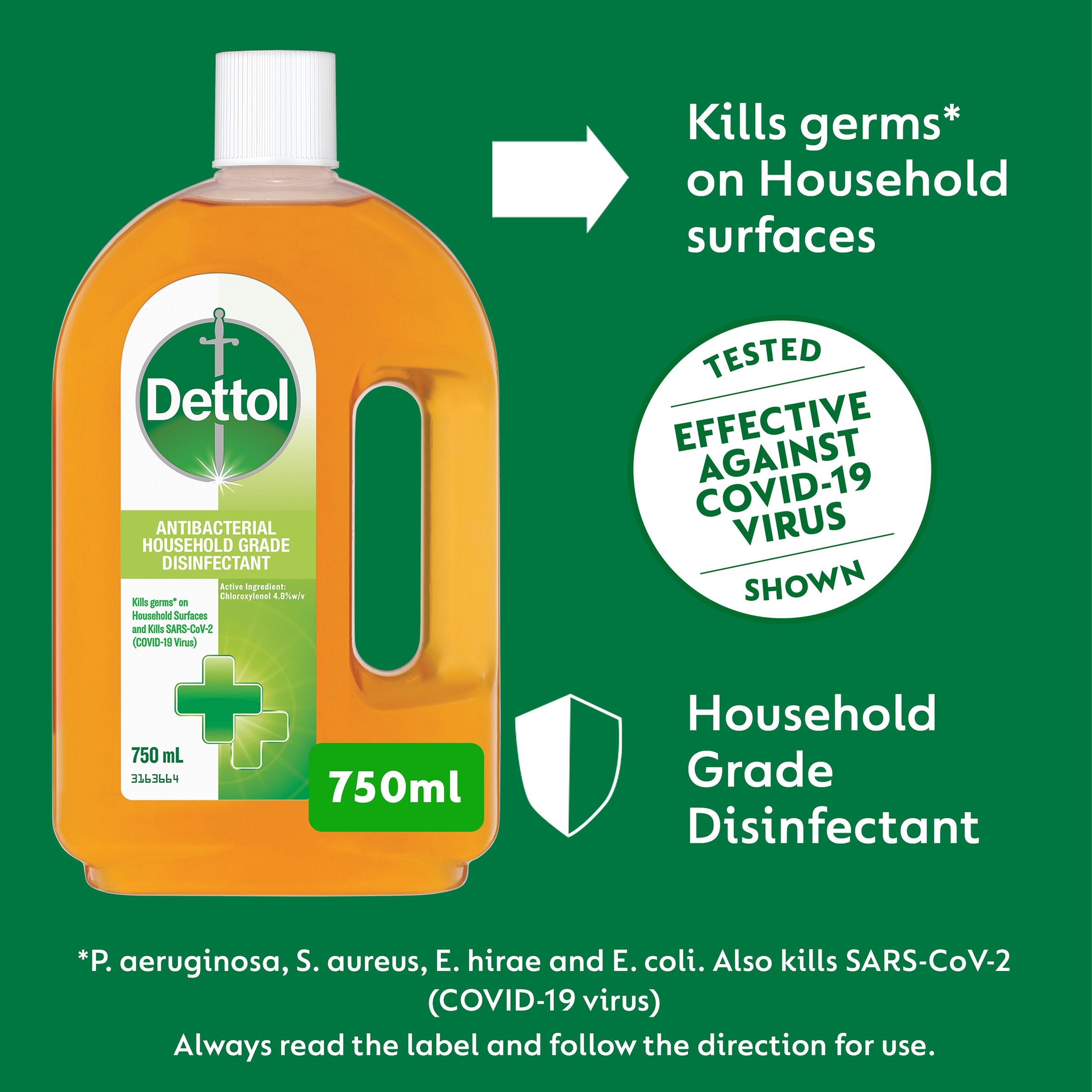 Dettol Antibacterial Disinfectant Liquid 750ml - Image 5