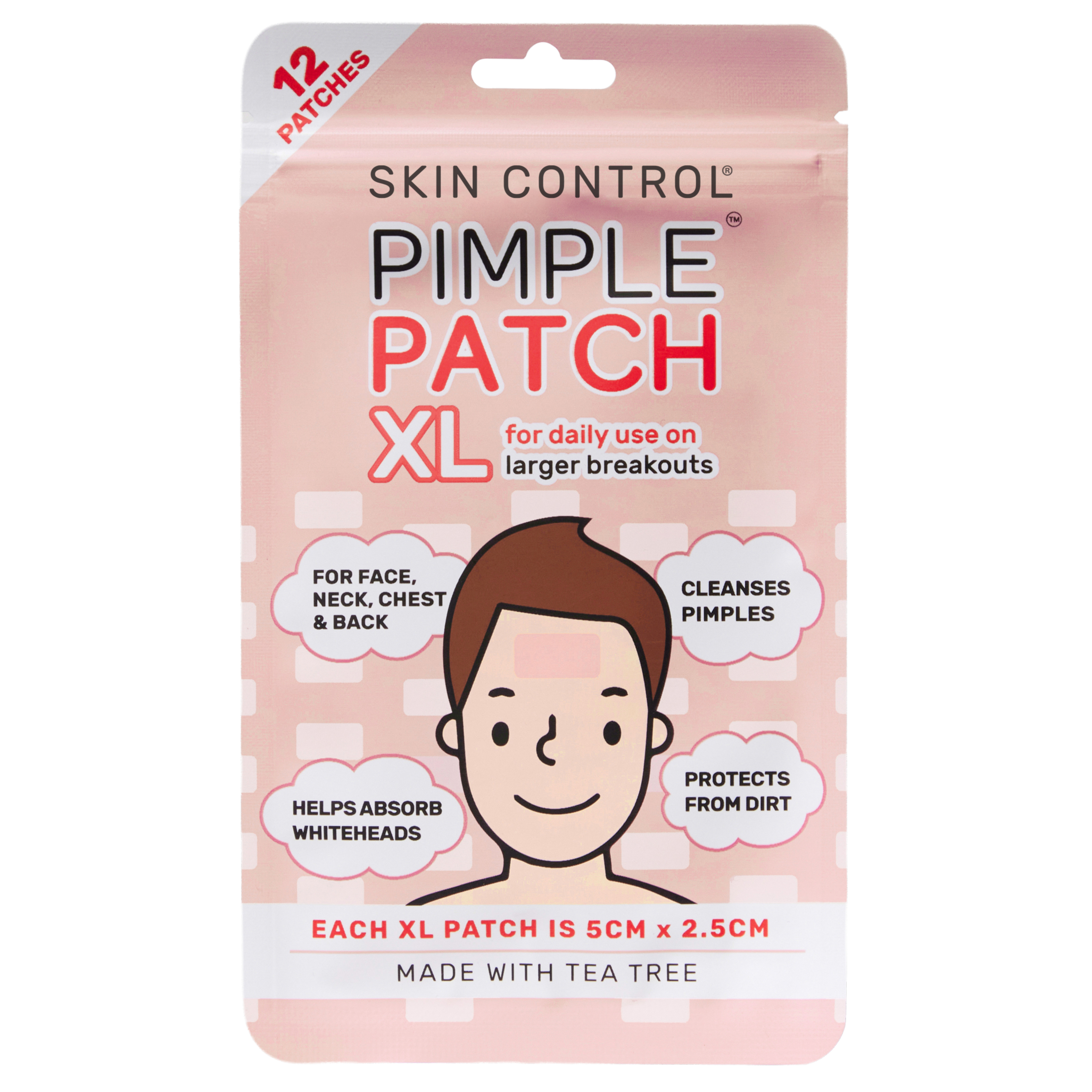 Skin Control Pimple Patch Extra Large 12 pack - Image 1