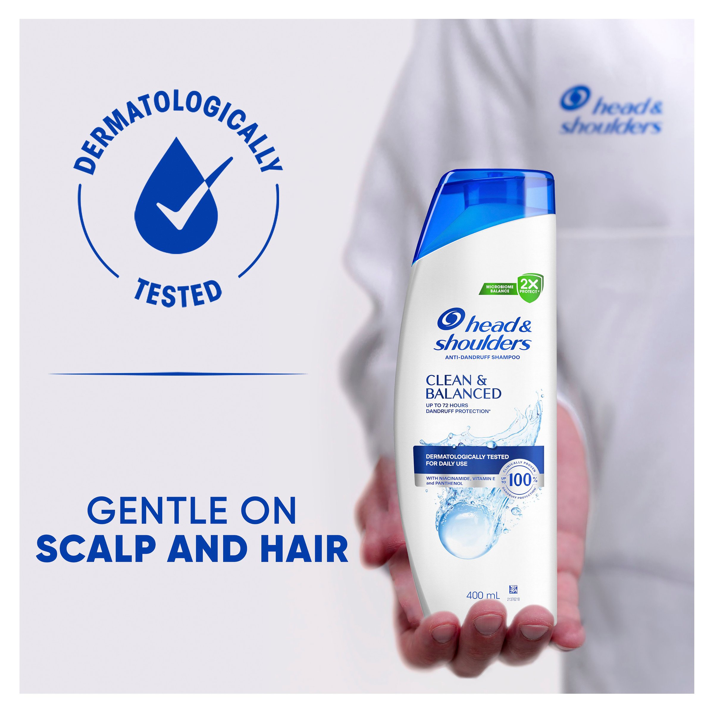 Head & Shoulders Clean & Balanced Shampoo 400ml - Image 3