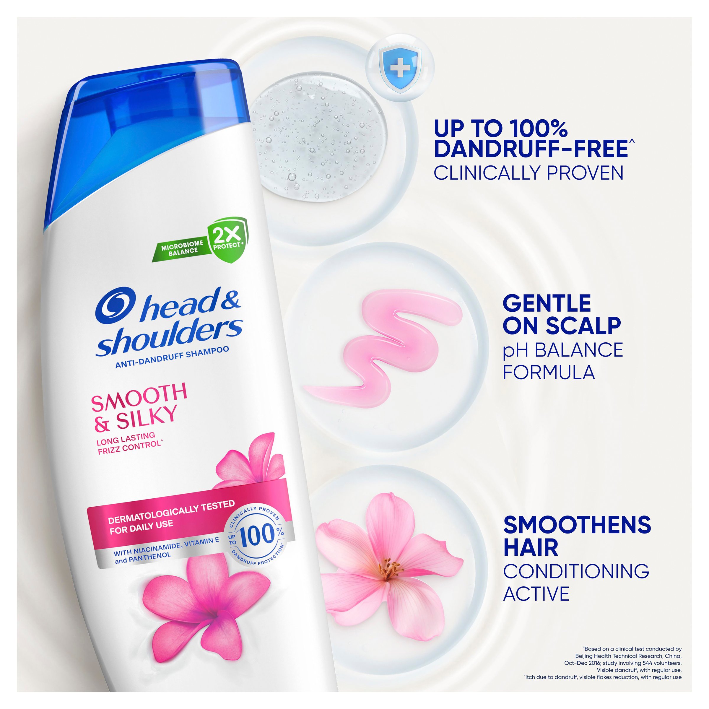 Head & Shoulders Smooth & Silky Shampoo 400ml - Image 6