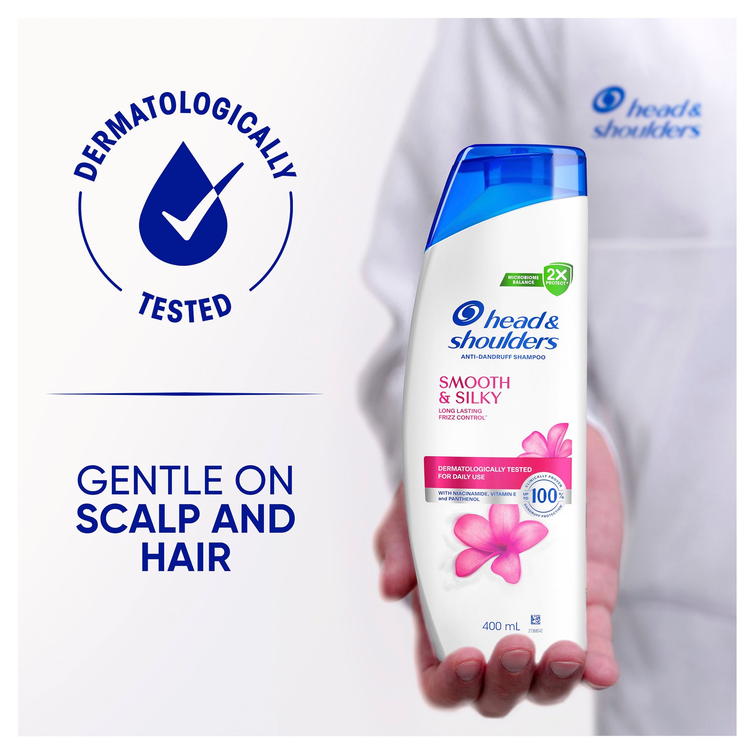 Head & Shoulders Smooth & Silky Shampoo 400ml - Image 3