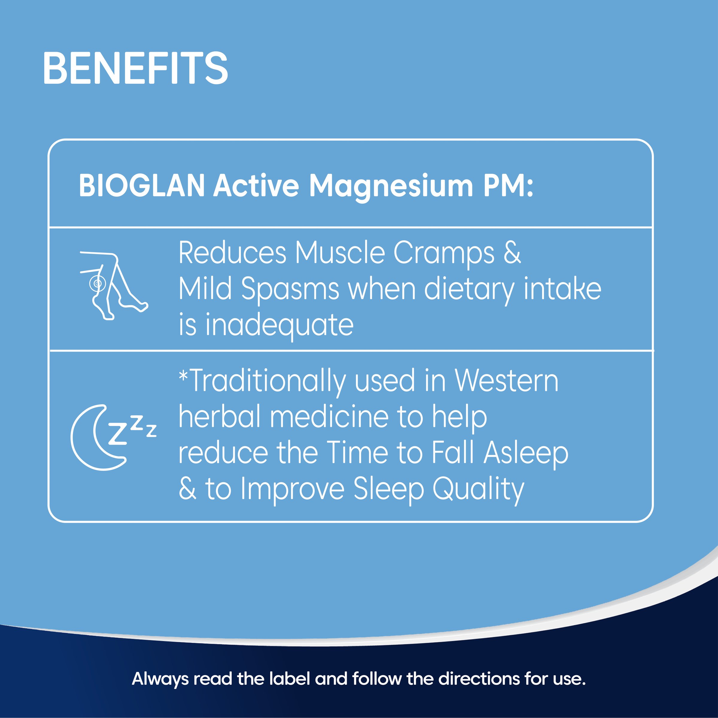 Bioglan Active Magnesium PM Night Formula 60 tablets - Image 5