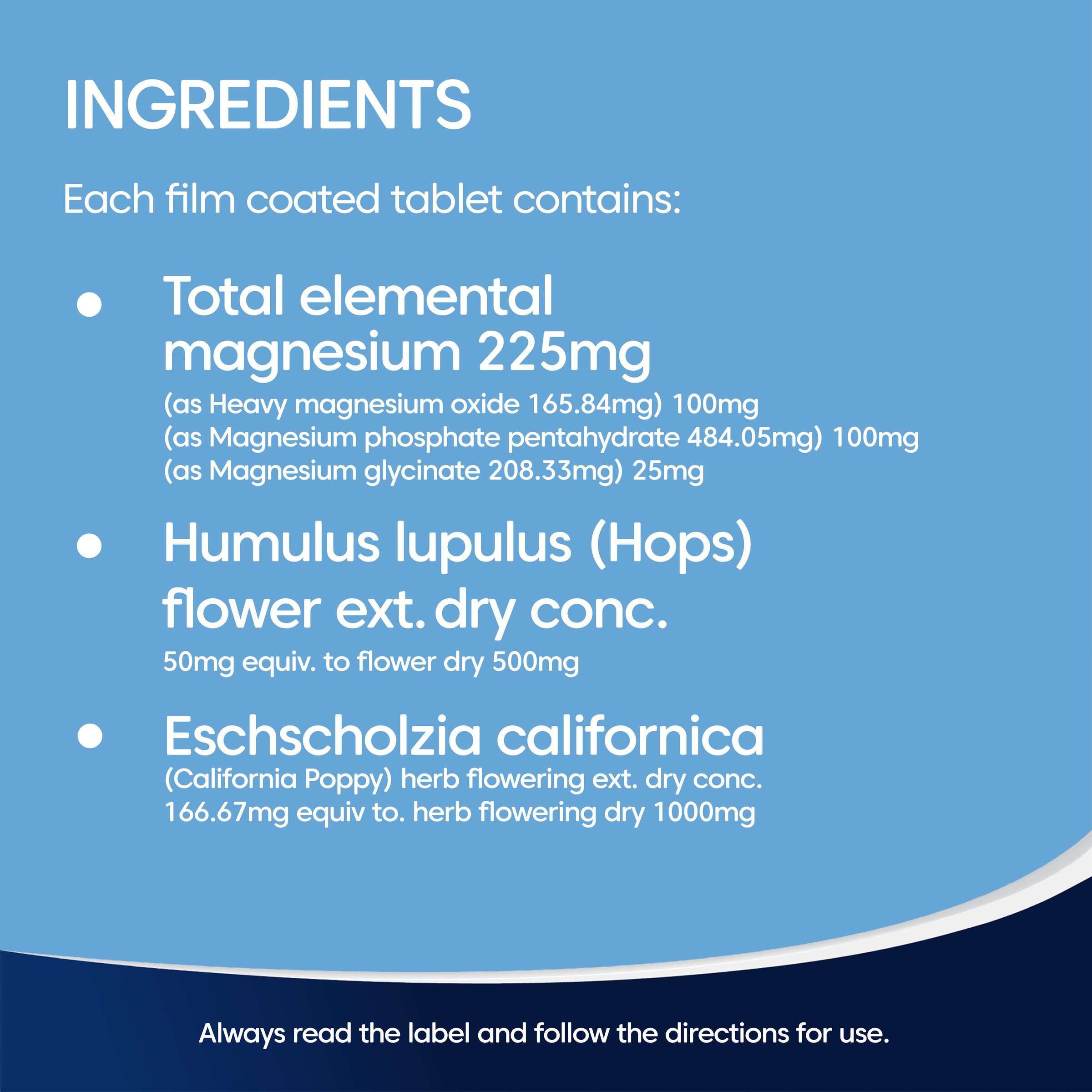 Bioglan Active Magnesium PM Night Formula 60 tablets - Image 6