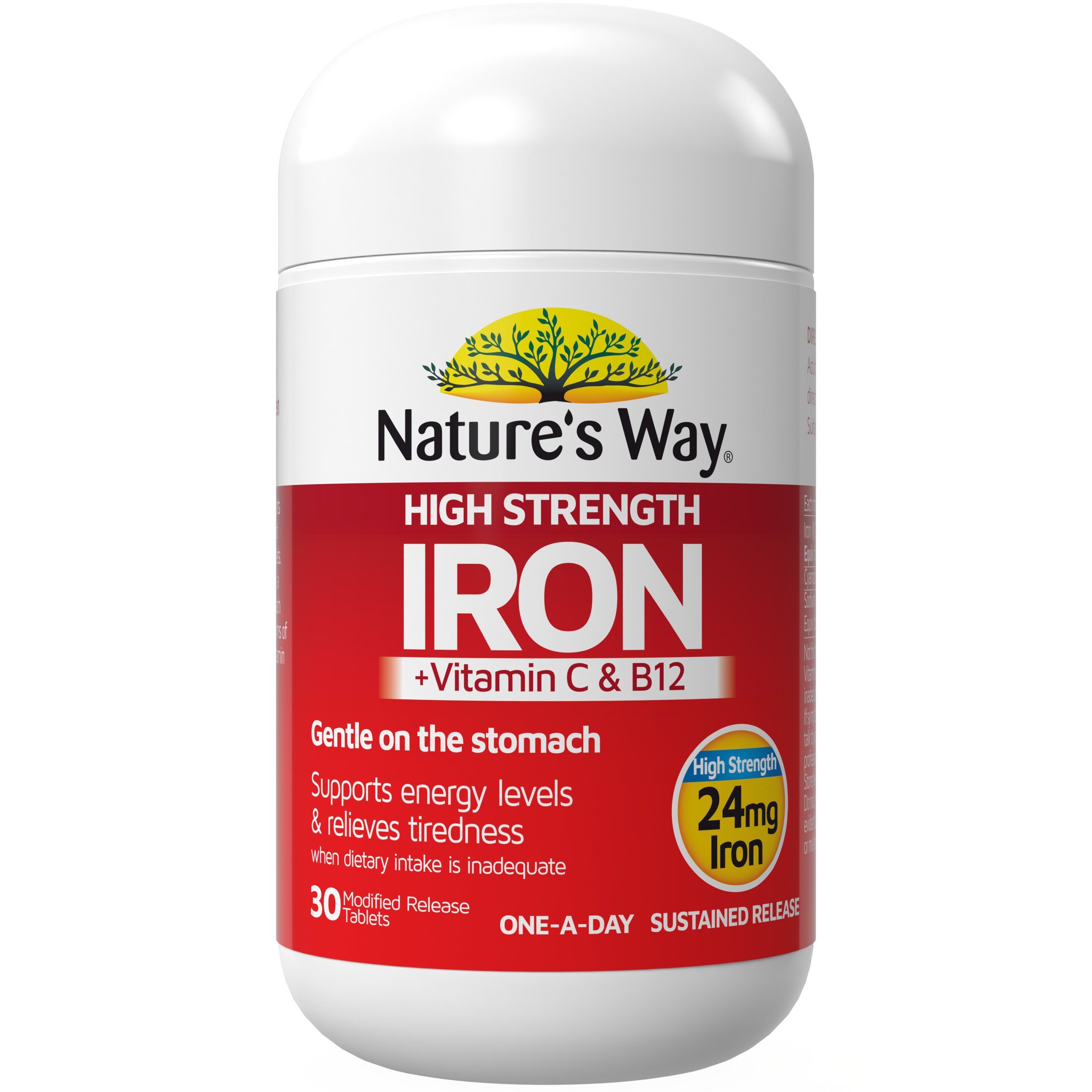 Nature's Way High Strength Iron 30 tablets - Image 1
