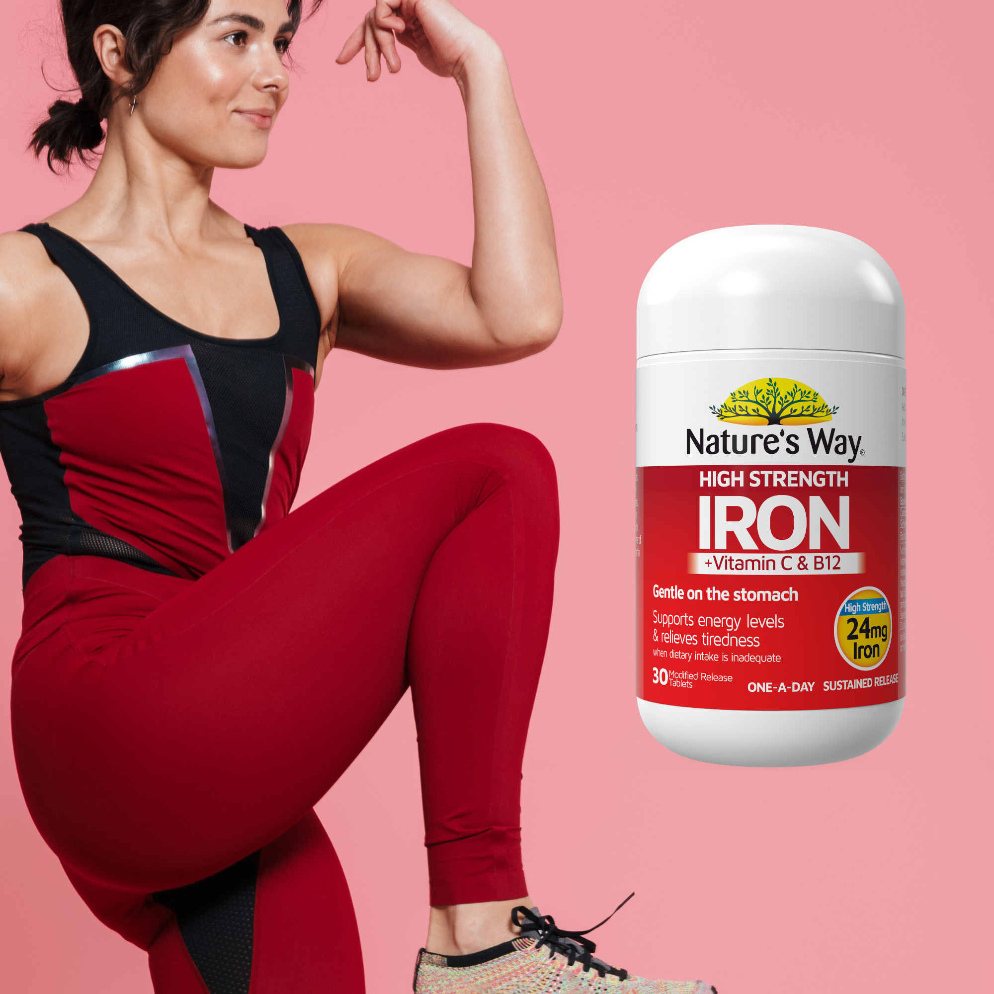 Nature's Way High Strength Iron 30 tablets - Image 4