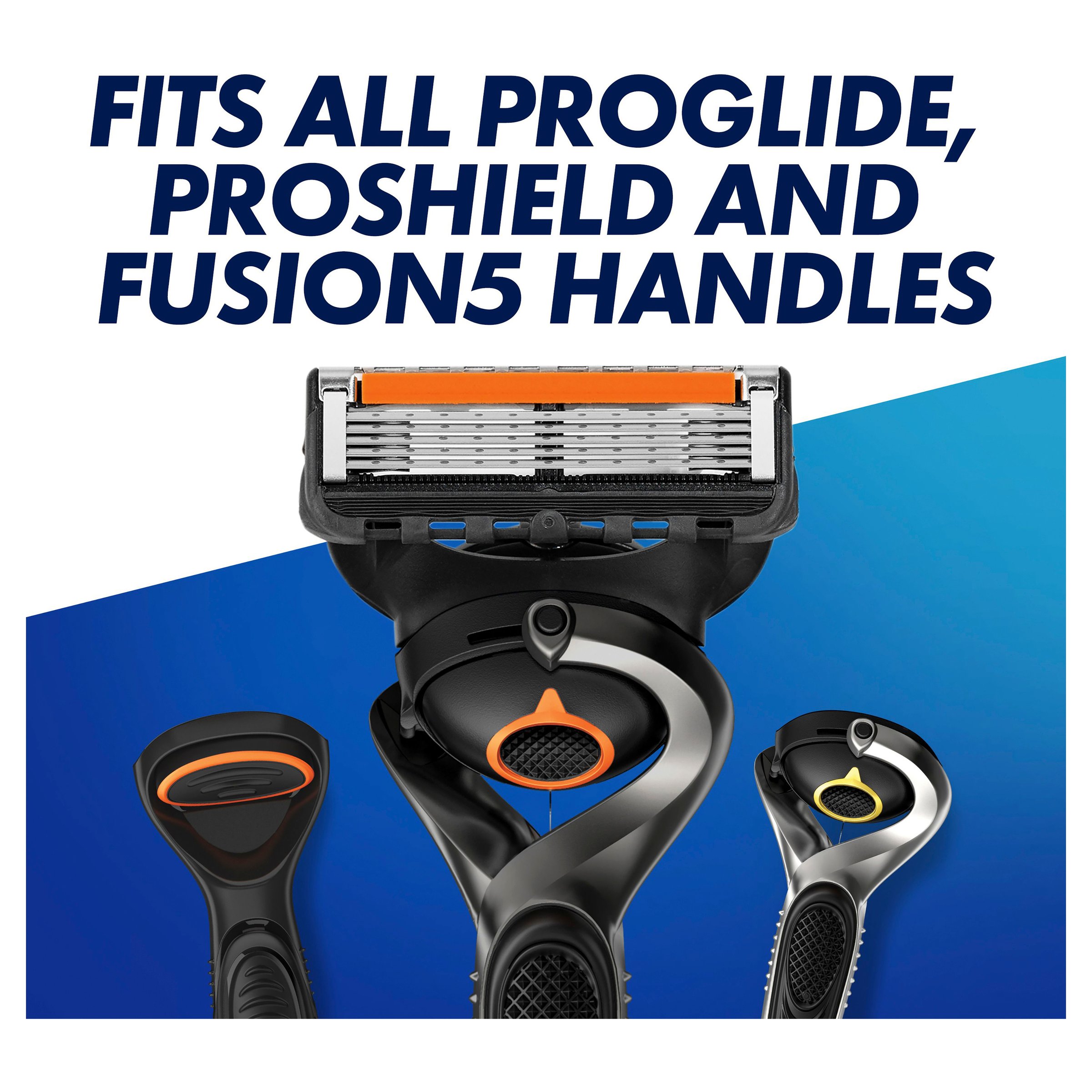 Gillette Fusion Proglide Razor Handle + Blade Refill 2 pack - Image 3