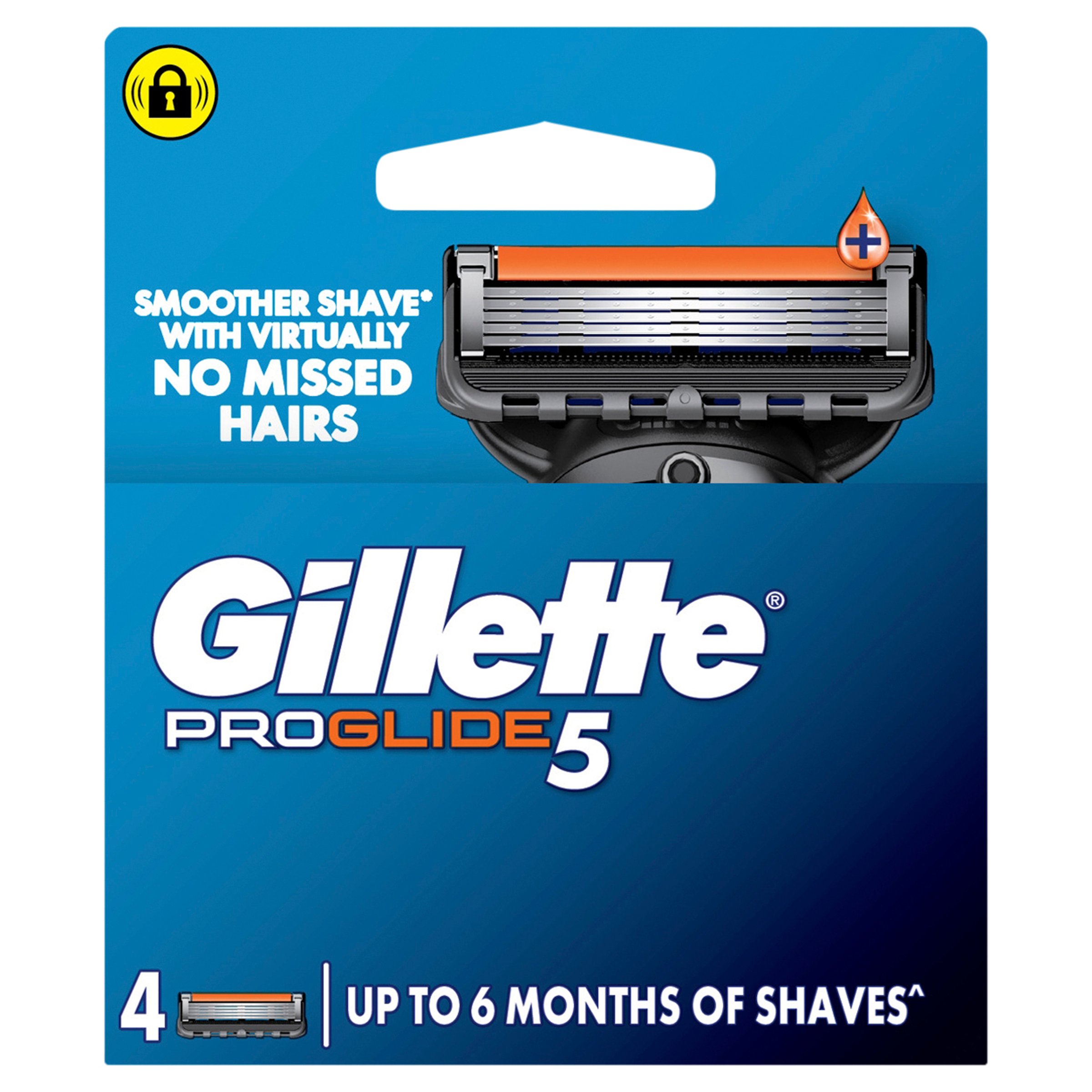Gillette Fusion Proglide Manual Razor Blades 4 pack - Image 1
