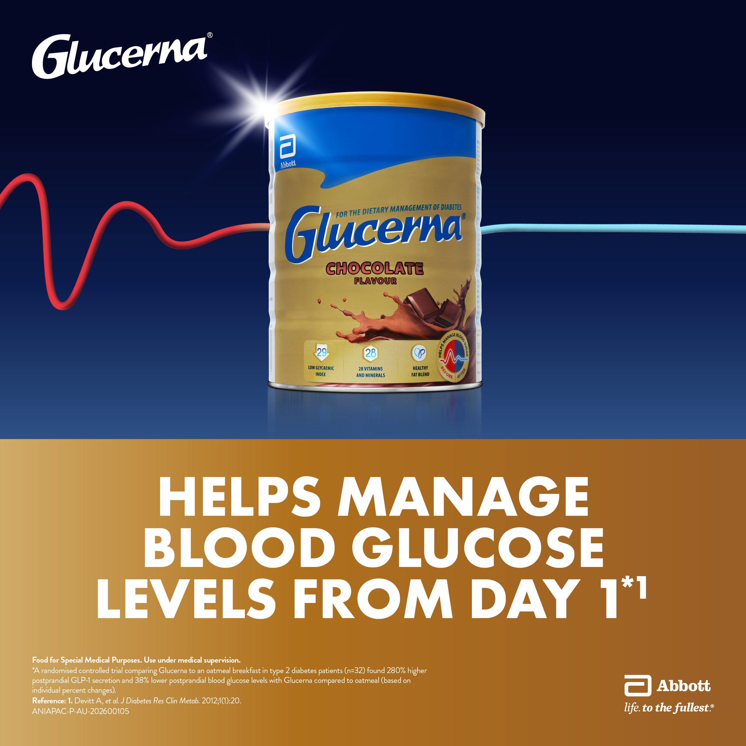 Glucerna Chocolate Flavour 850g - Image 10