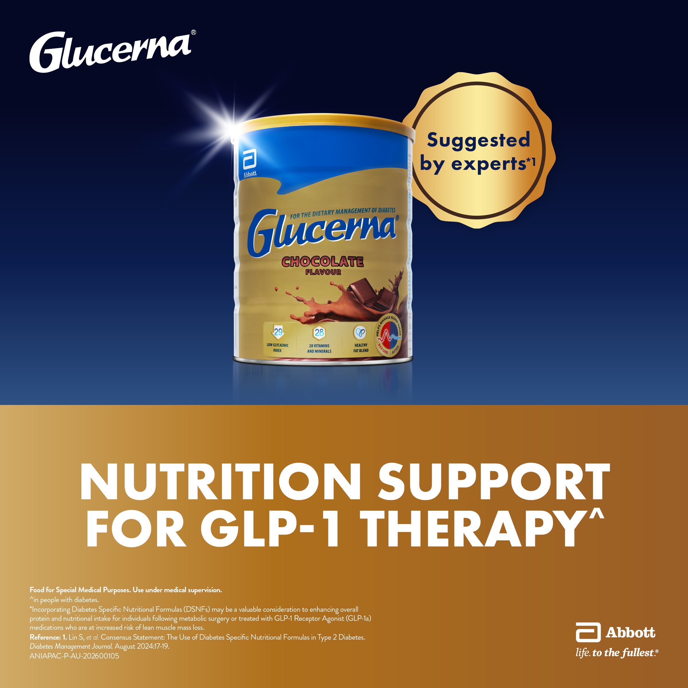 Glucerna Chocolate Flavour 850g - Image 5