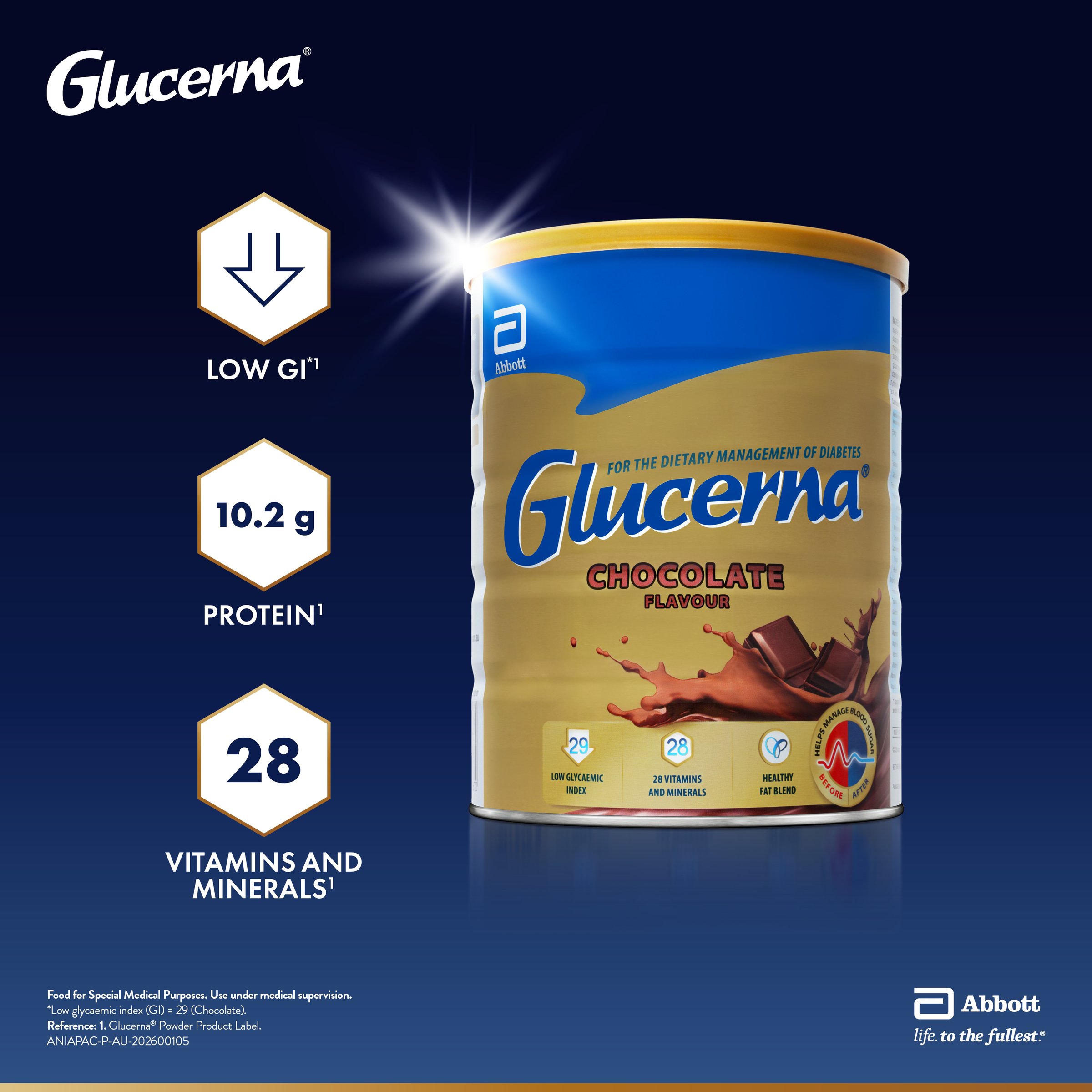 Glucerna Chocolate Flavour 850g - Image 9