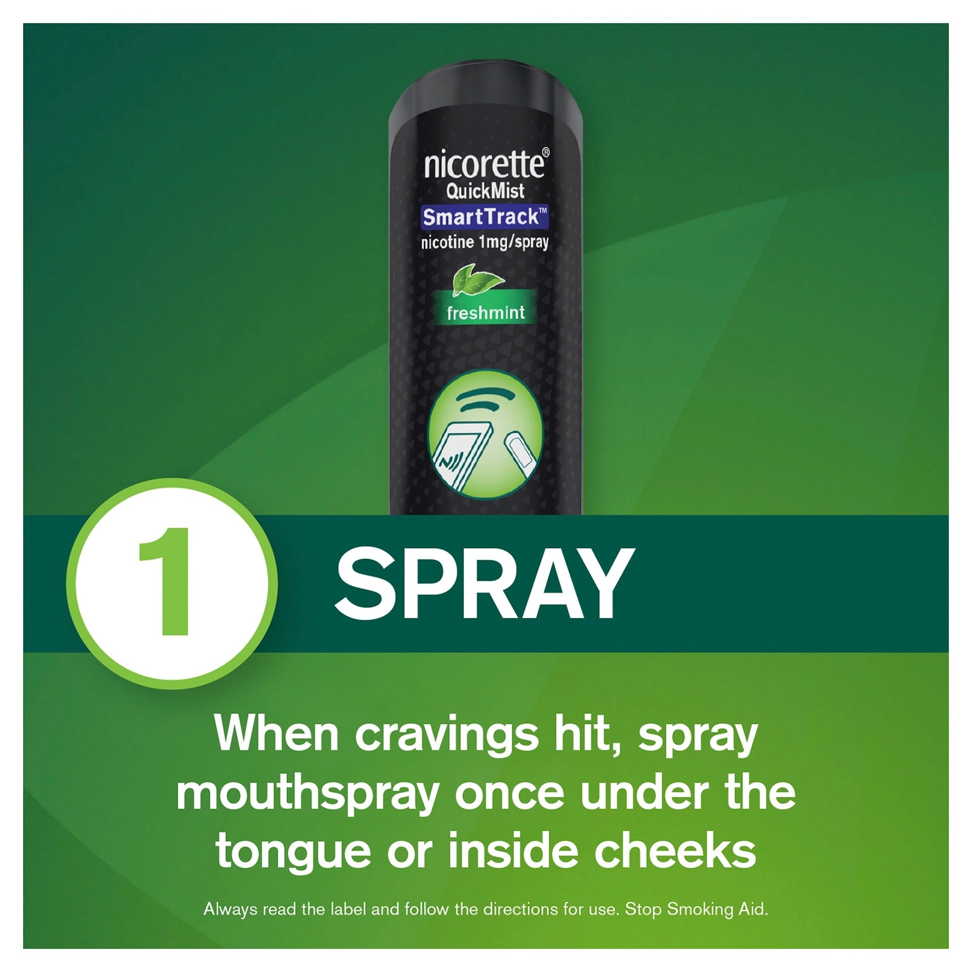 Nicorette Quick Mist Smart Track Single 1 pack - Image 2