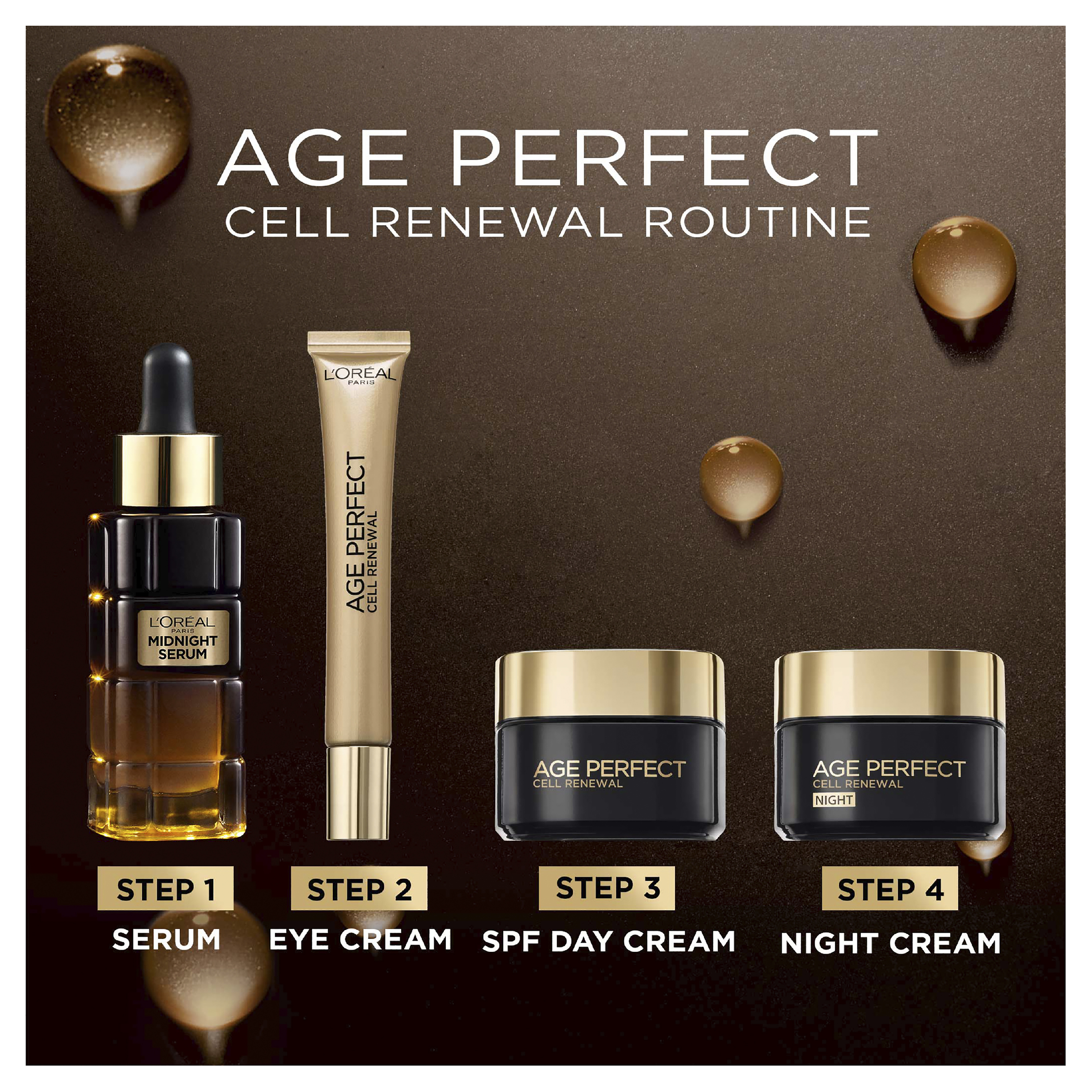L'Oreal Paris Age Perfect Midnight Serum 30ml - Image 4