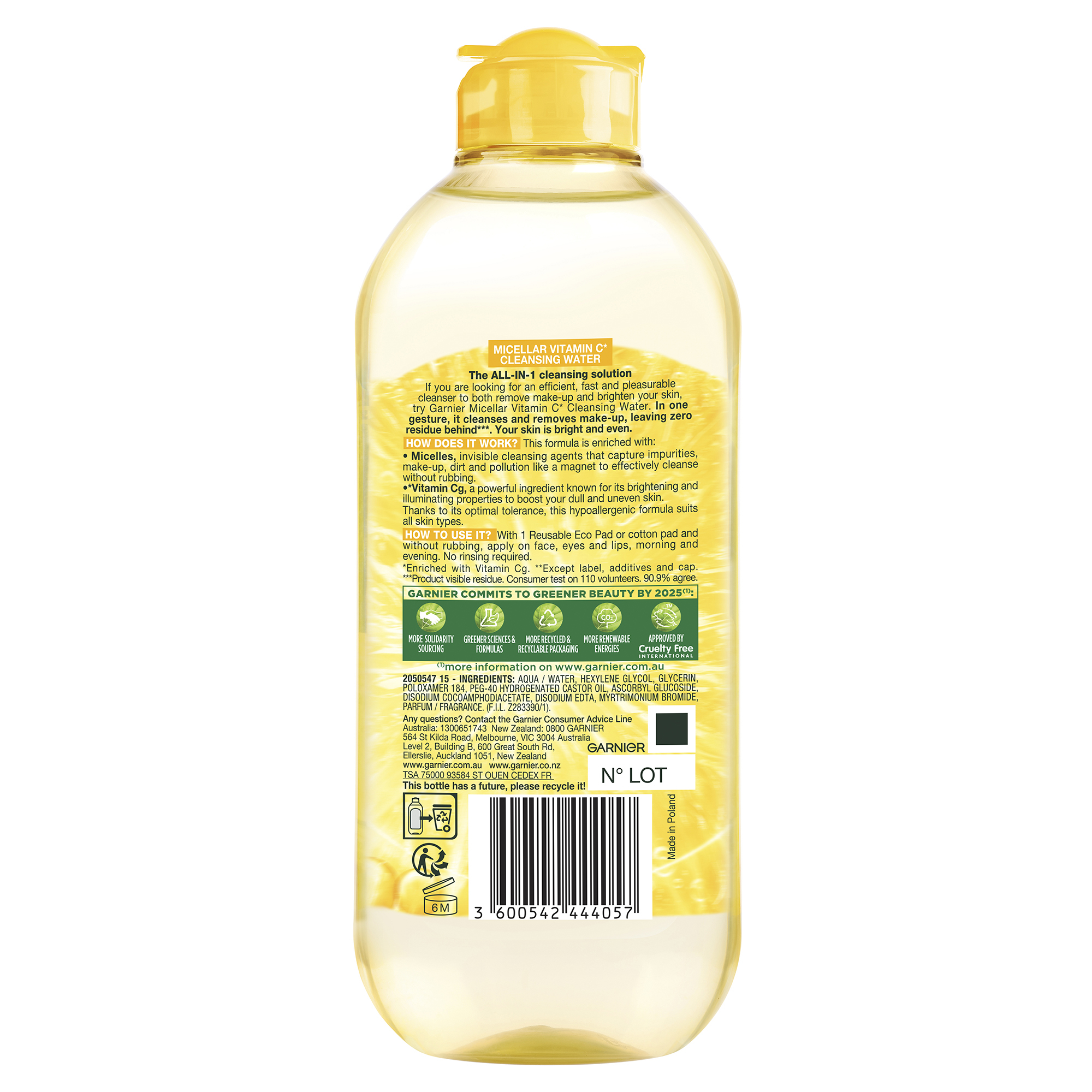 Garnier Micellar Water Vitamin C 400ml - Image 2
