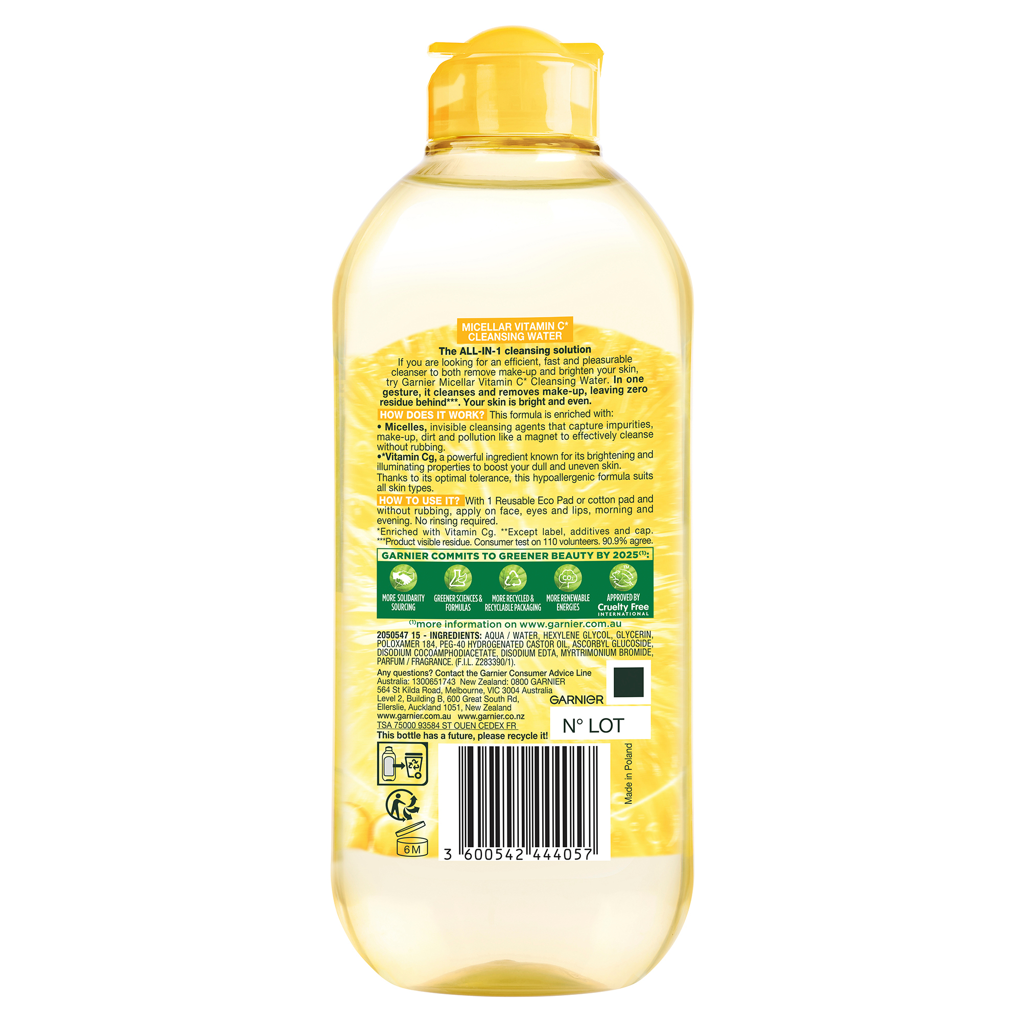 Garnier Micellar Water Vitamin C 400ml - Image 2