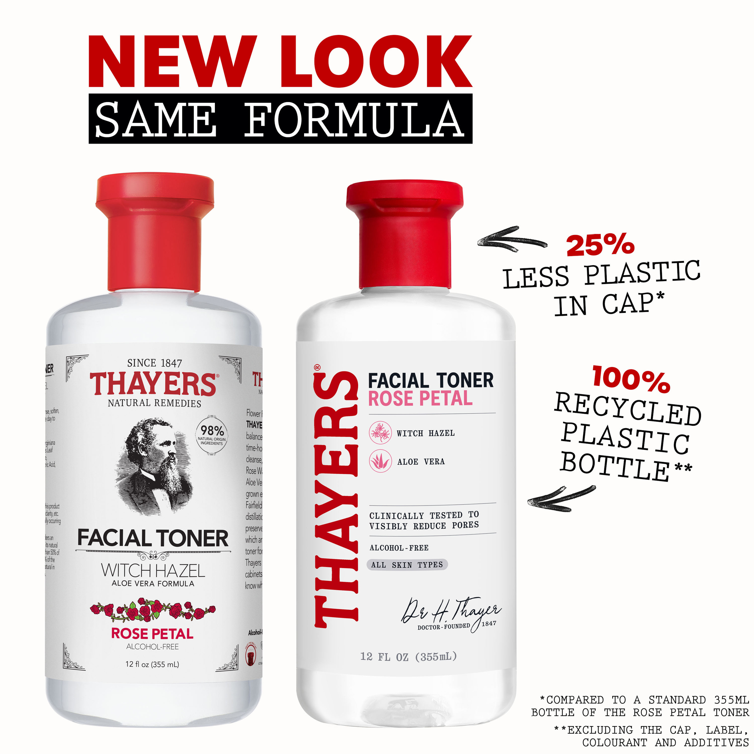 Thayers Rose Petal Alcohol-Free Toner With Witch Hazel Aloe Vera 355ml - Image 6