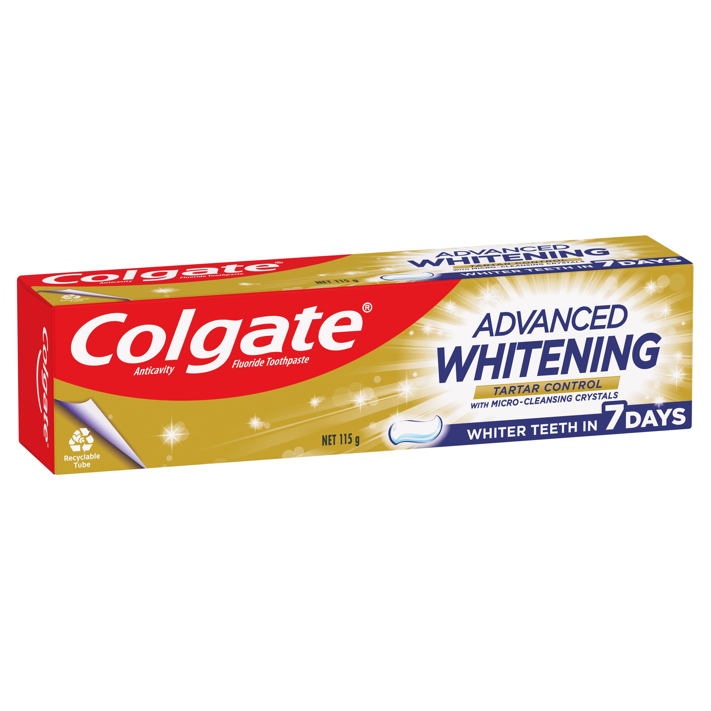 Colgate Toothpaste White + Tartar 115g - Image 1