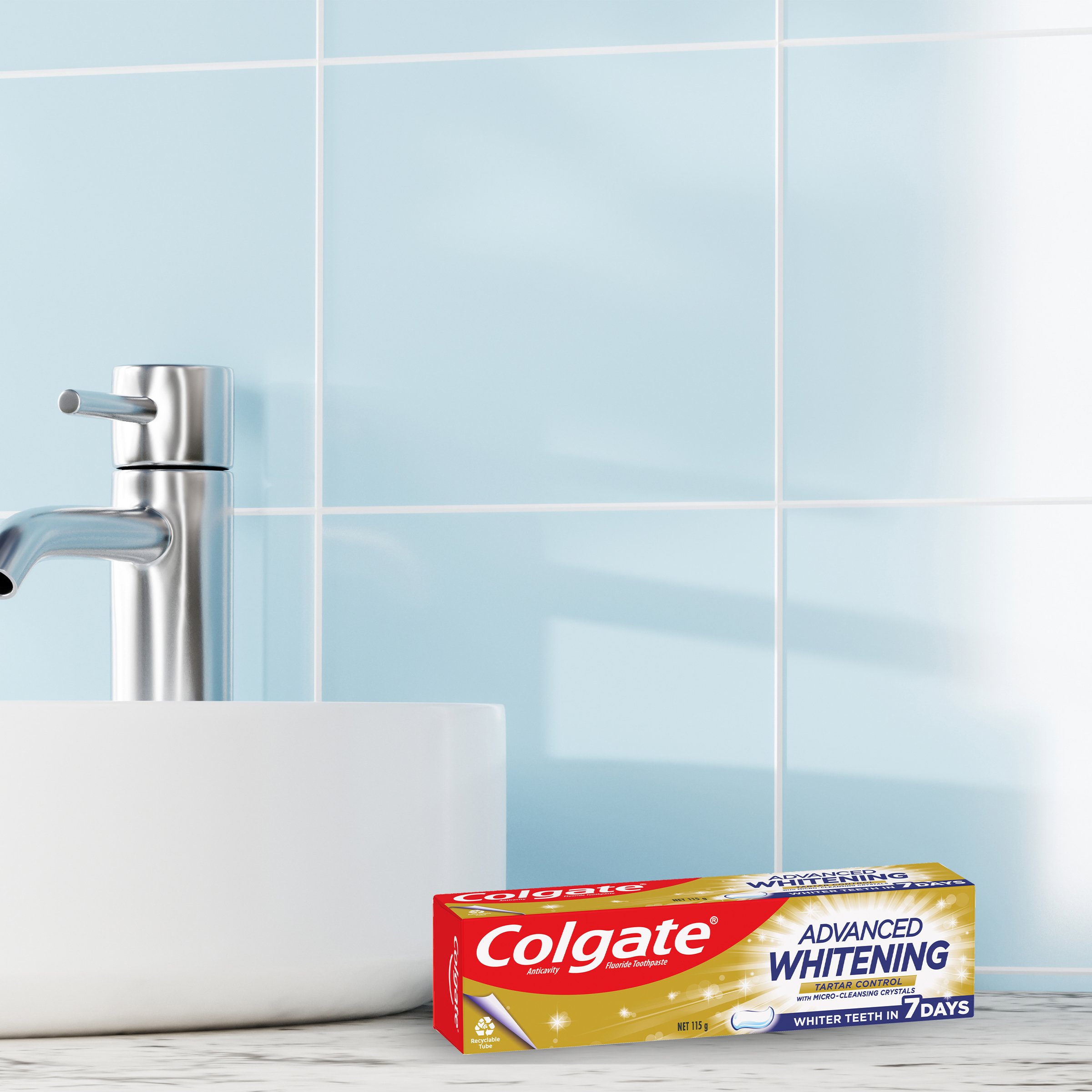 Colgate Toothpaste White + Tartar 115g - Image 6