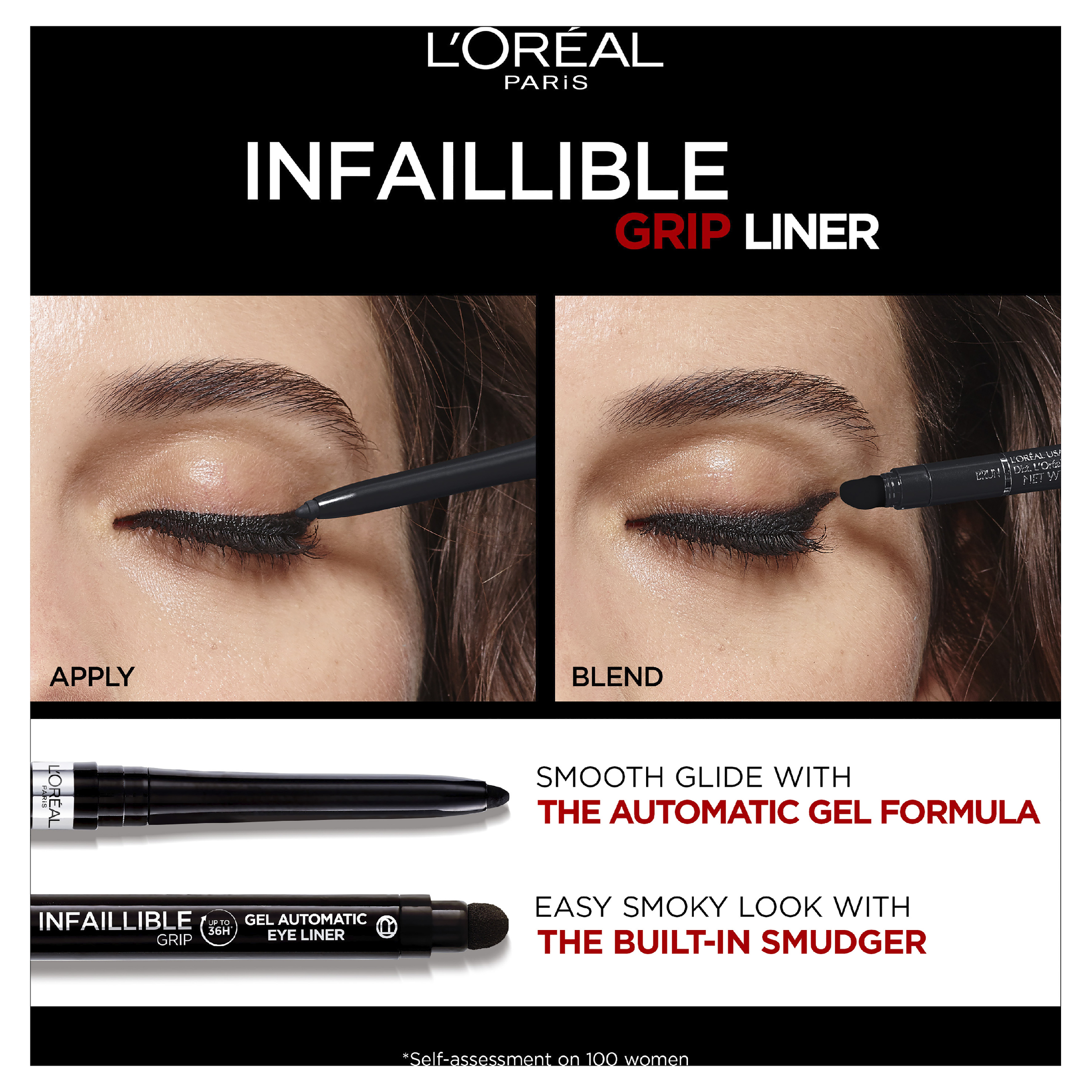 L'Oreal Paris Infallible Grip 36 Hour Gel Automatic Liner Brown Denim 1 each - Image 2