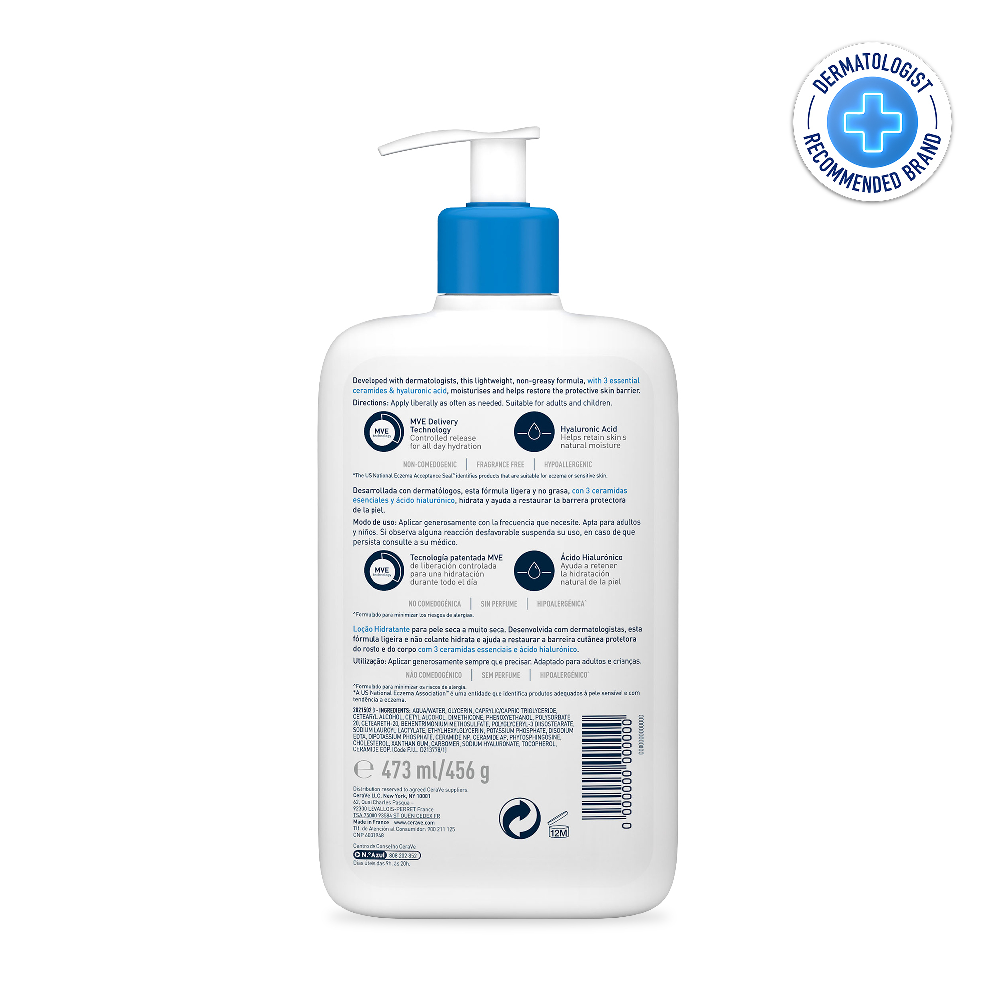 CeraVe Moisturising Lotion 473ml - Image 2