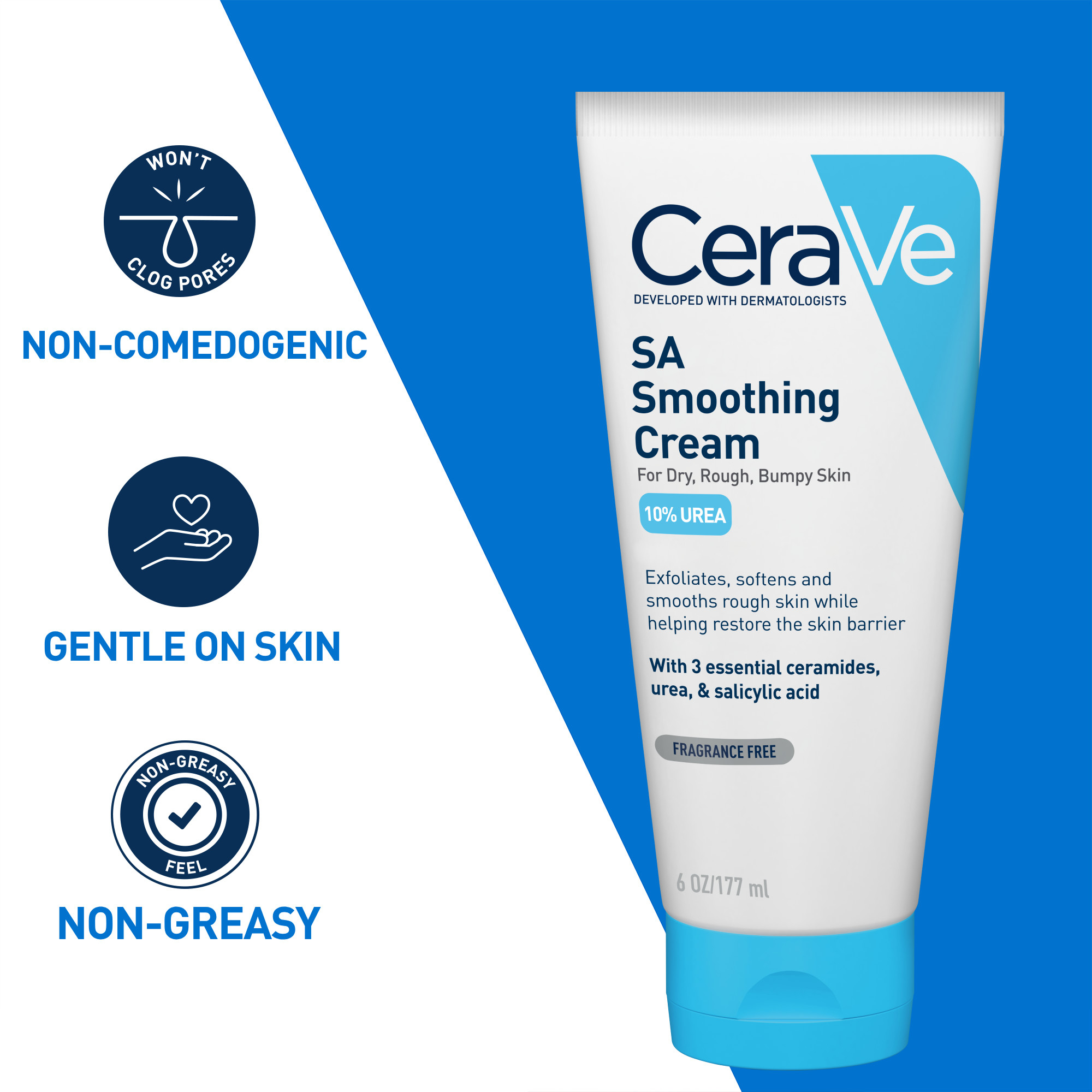 CeraVe SA Smoothing Cream 177ml - Image 6