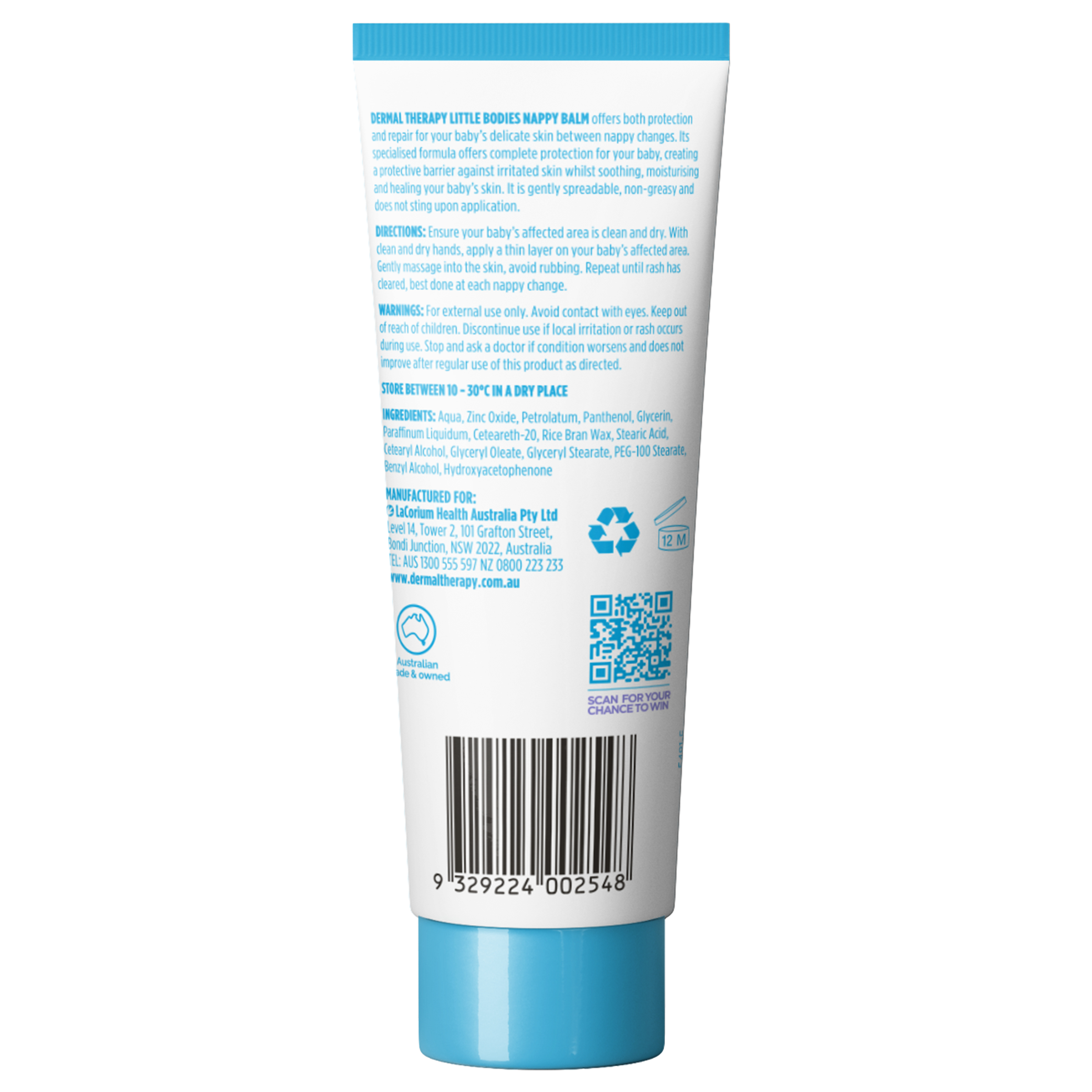 Dermal Therapy Little Bodies Nappy Balm 100g - Image 2