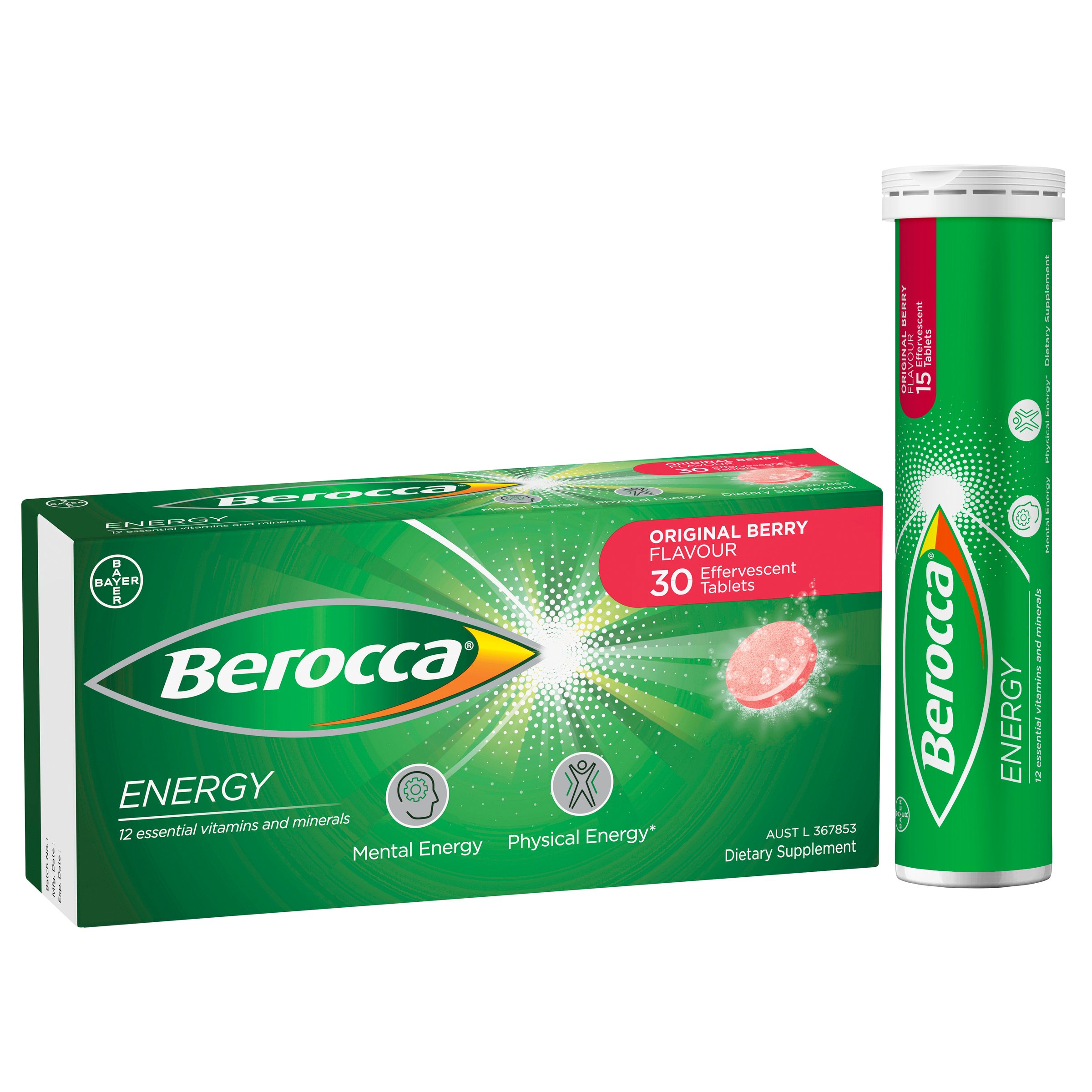 Berocca Energy Original Berry 30 tablets - Image 12